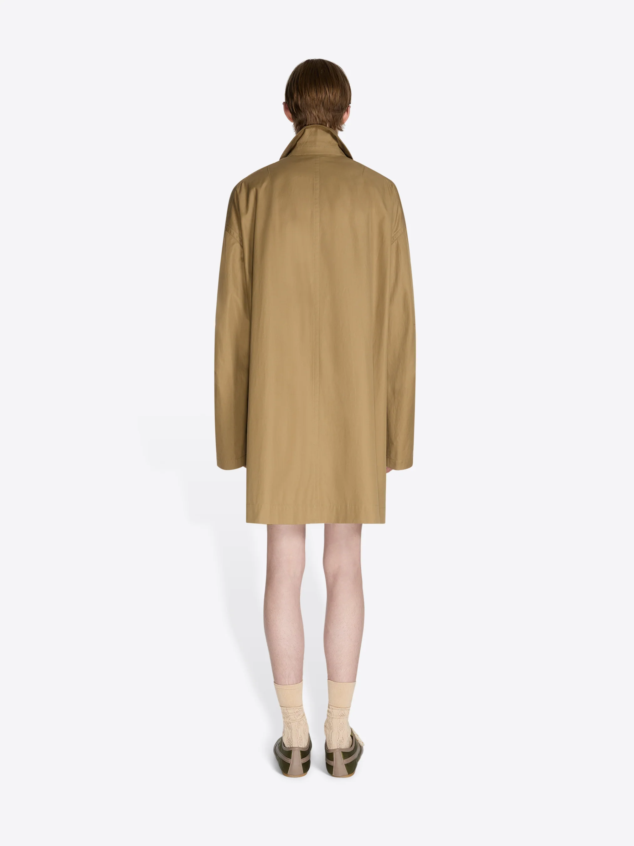 Loose cotton mac - Image 4