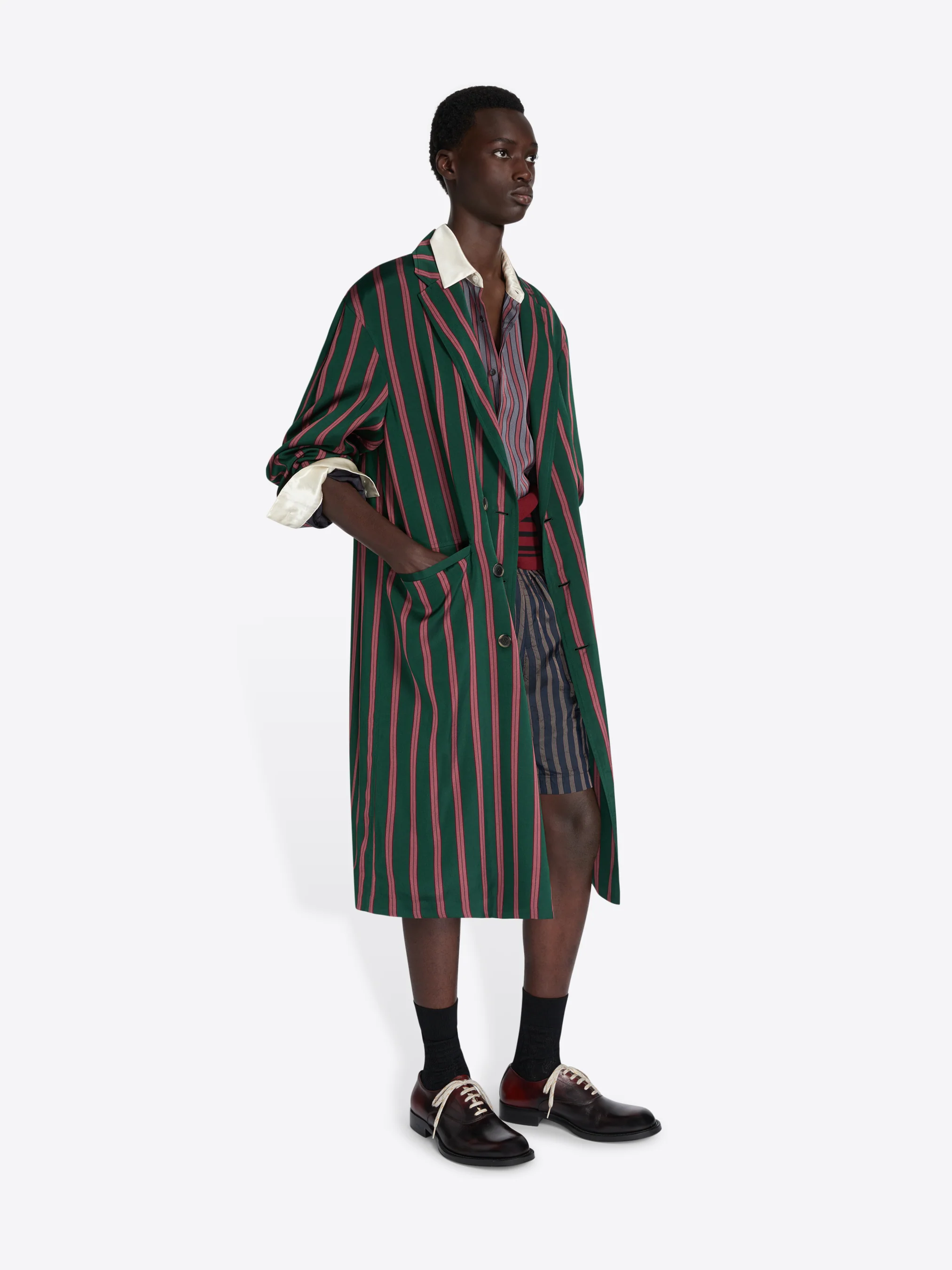 Loose viscose coat - Image 3