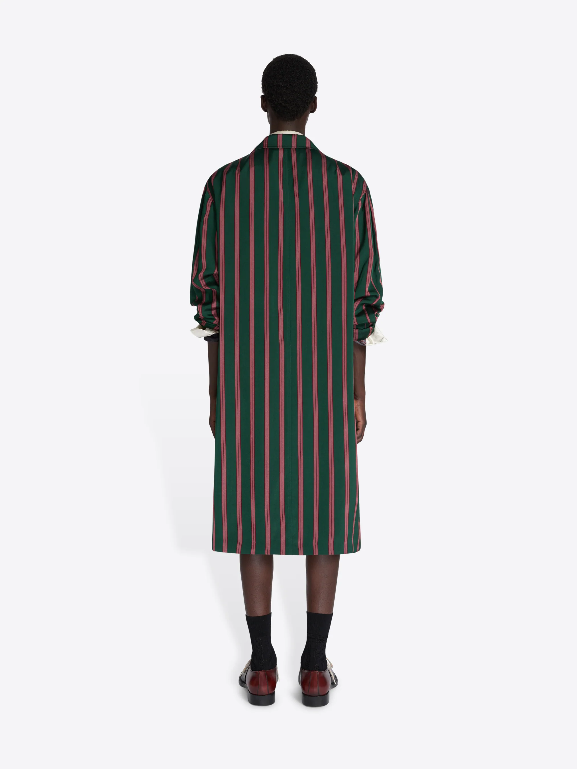 Loose viscose coat - Image 4