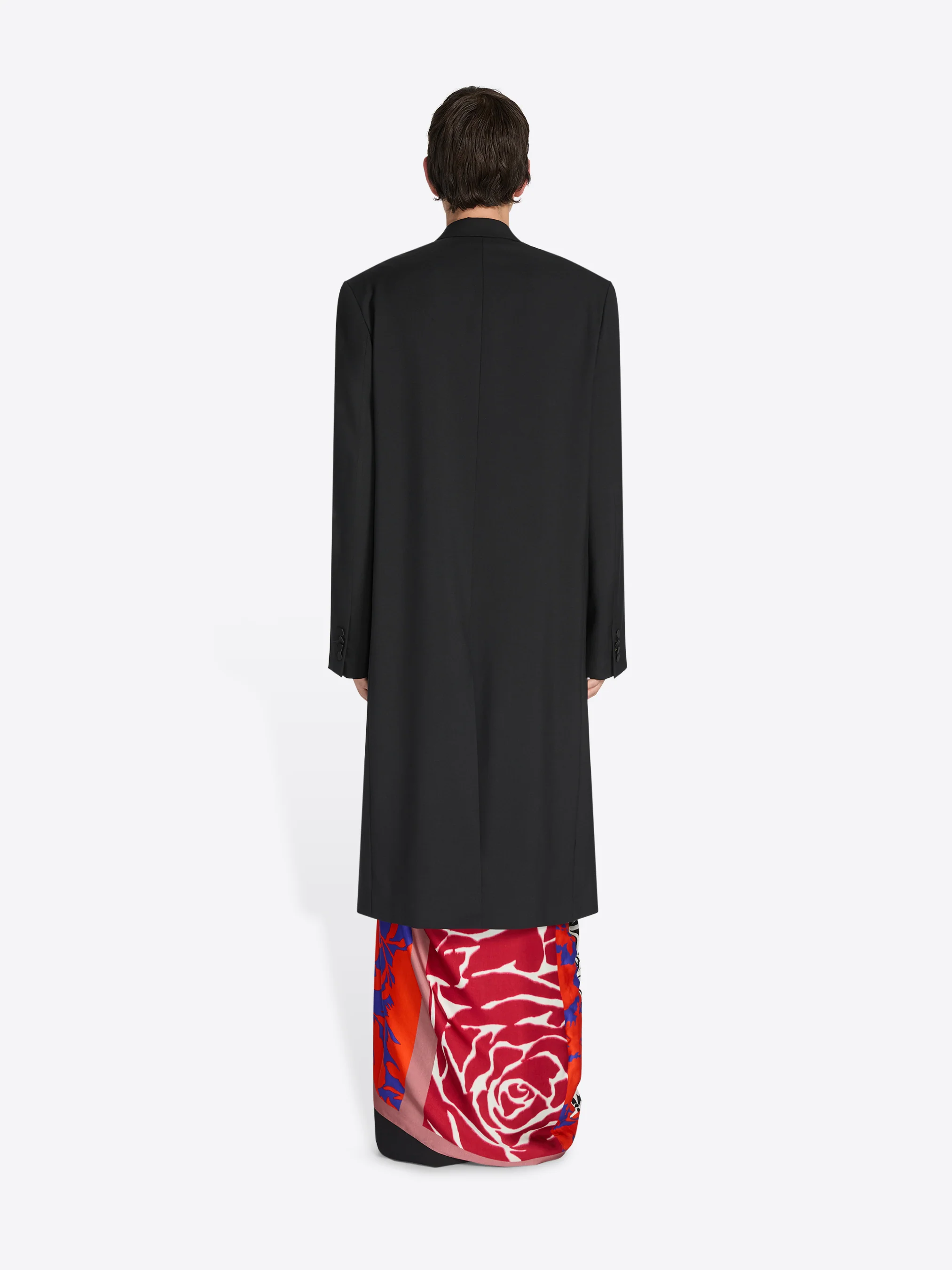 Wool tuxedo coat - Image 4
