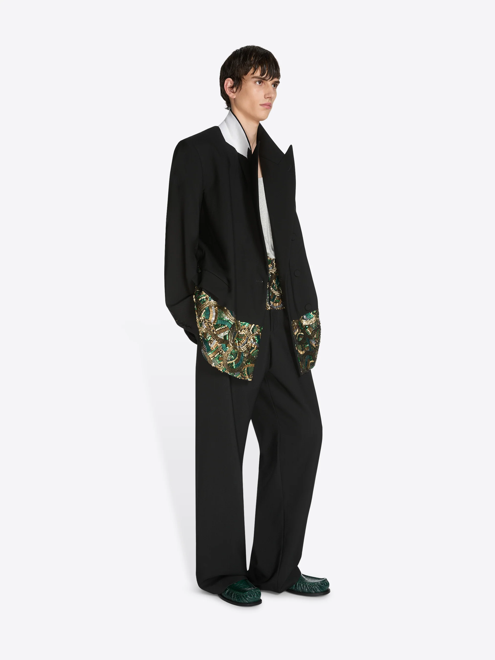 Embroidered blazer - Image 3