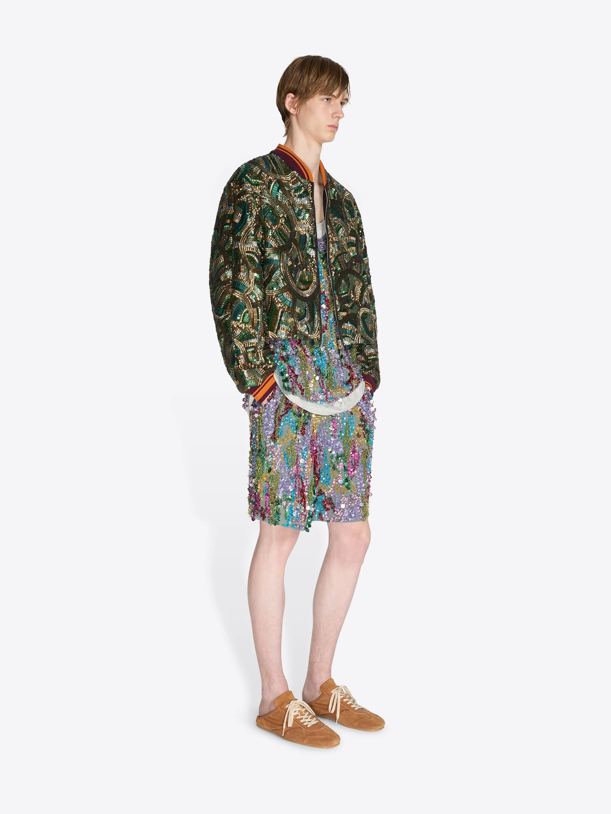 Embroidered bomber jacket - Image 3