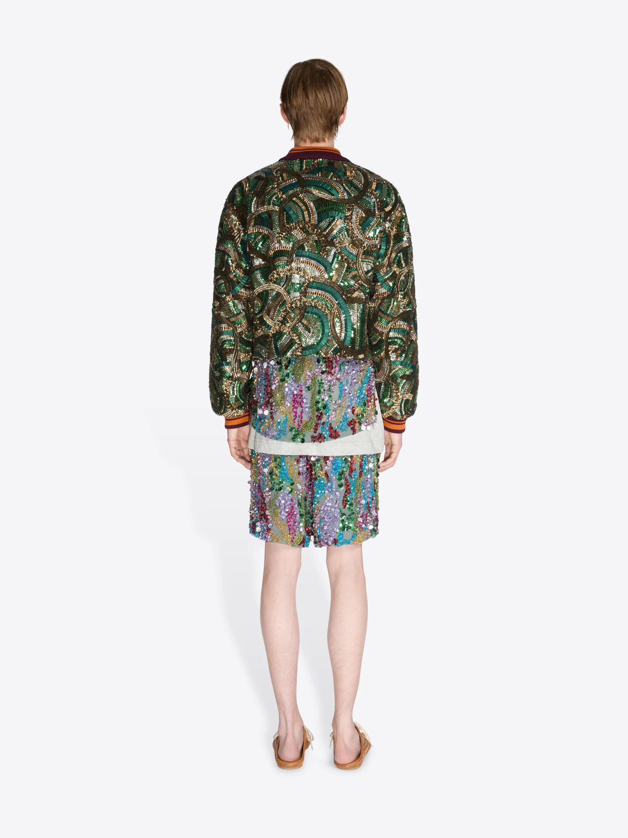 Embroidered bomber jacket - Image 4