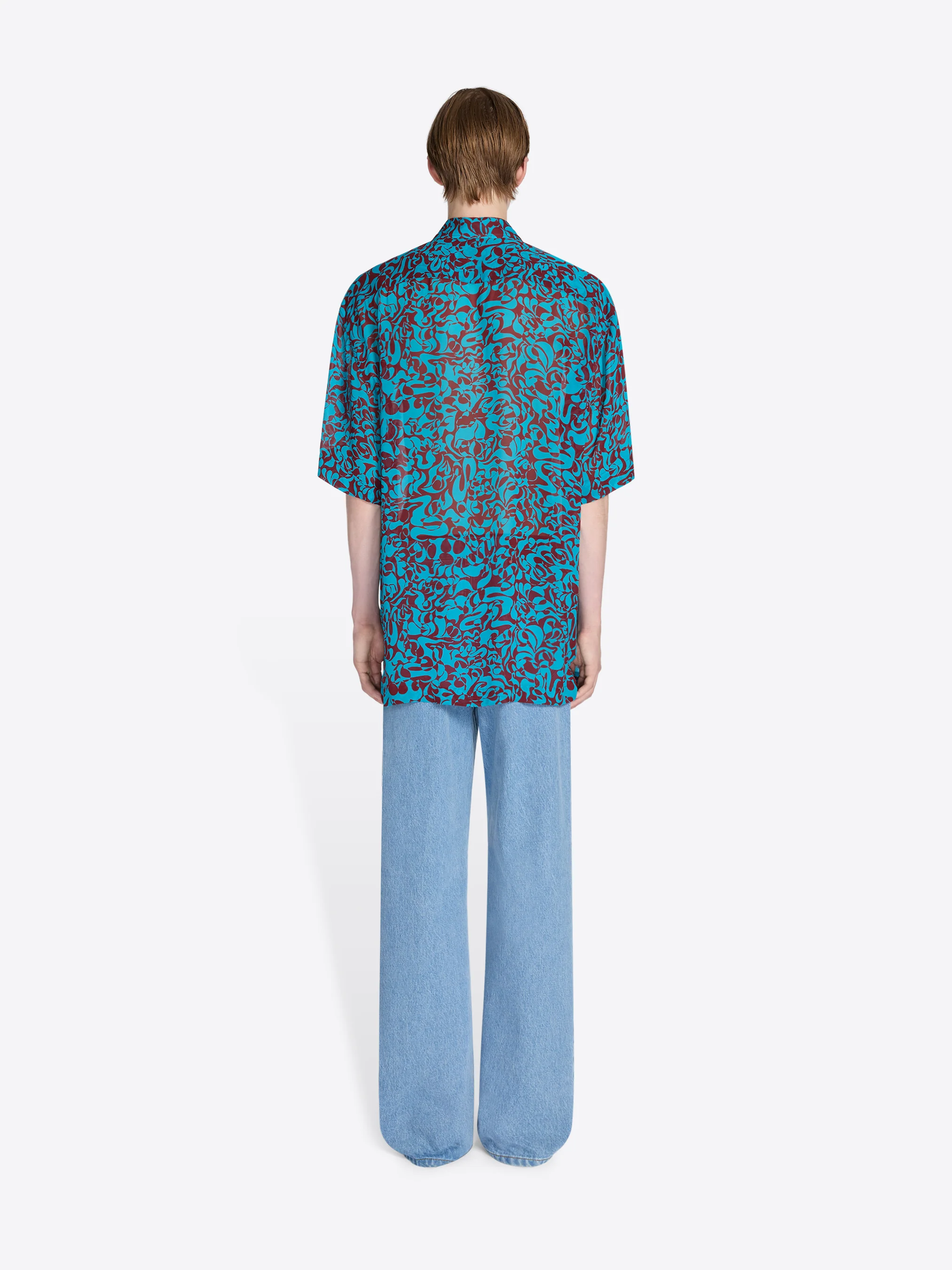 Short sleeve viscose shirt - Image 4