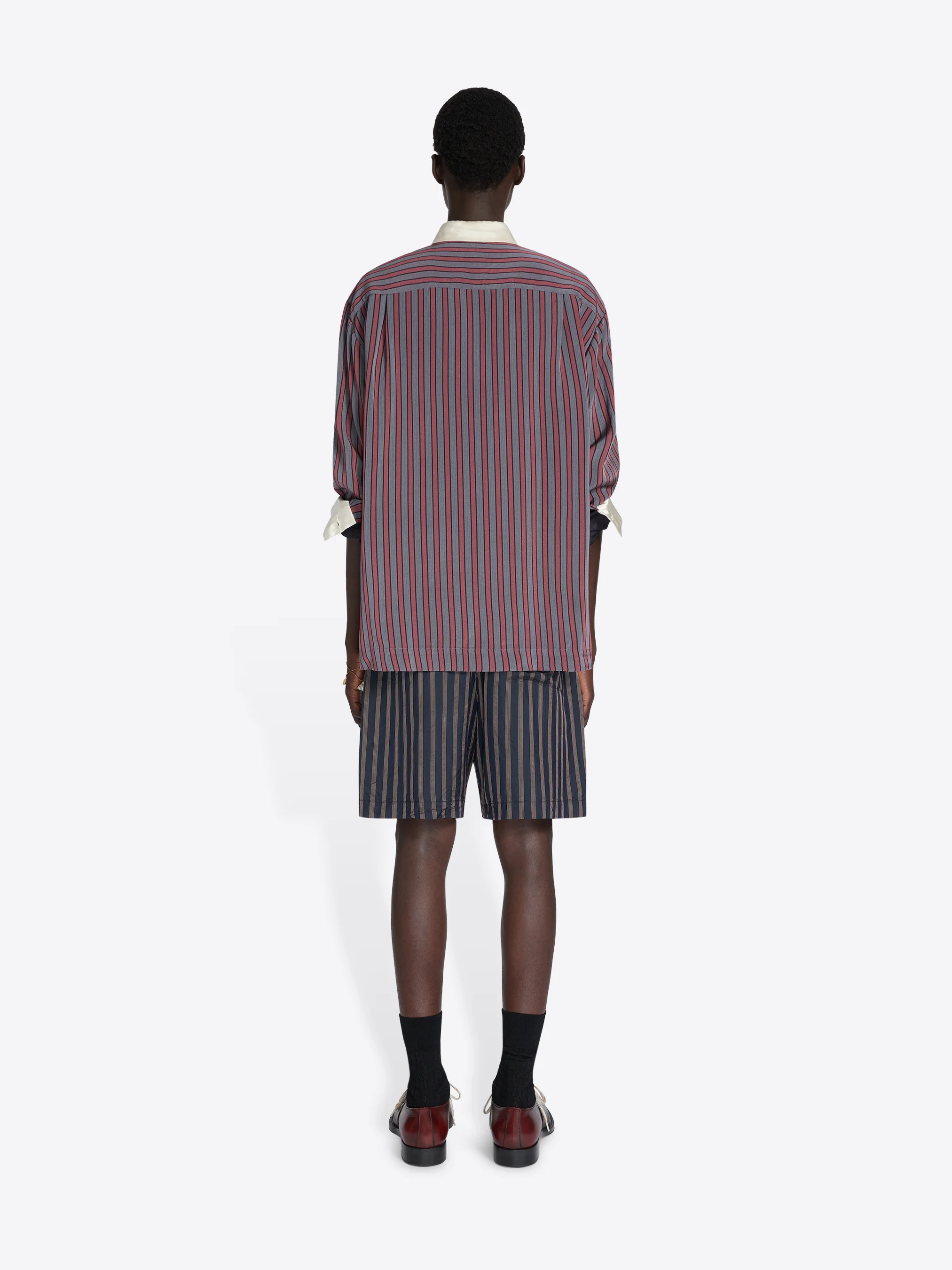Contrast viscose shirt - Image 4