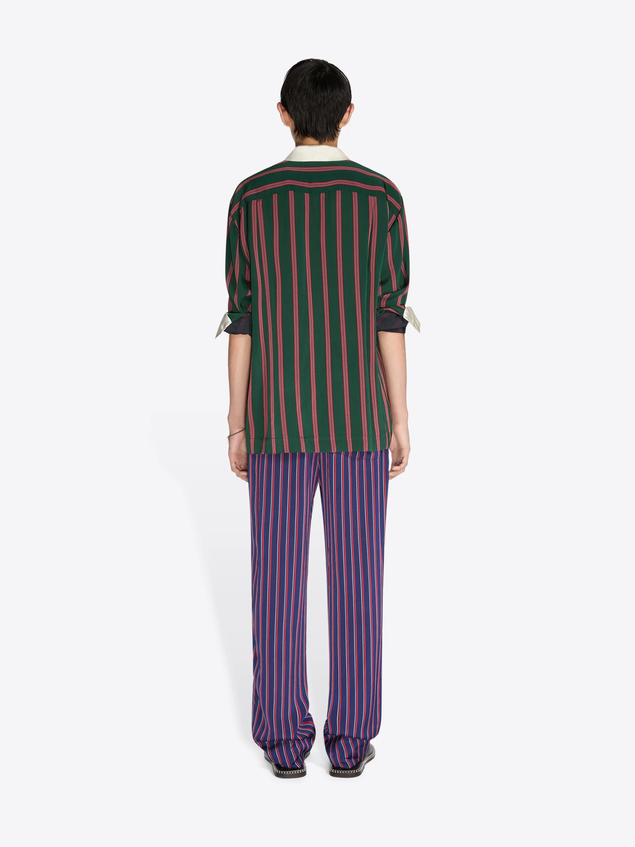 Contrast viscose shirt - Image 8