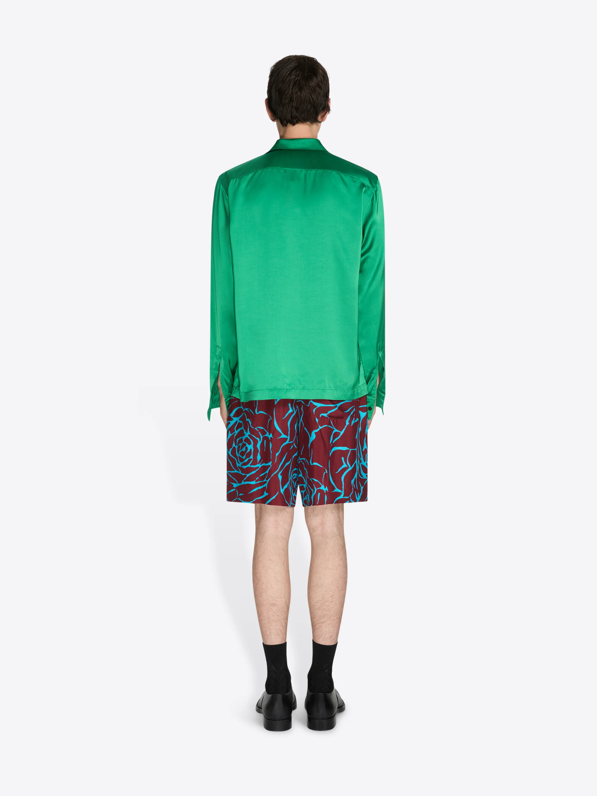 Satin zip shirt - Image 5