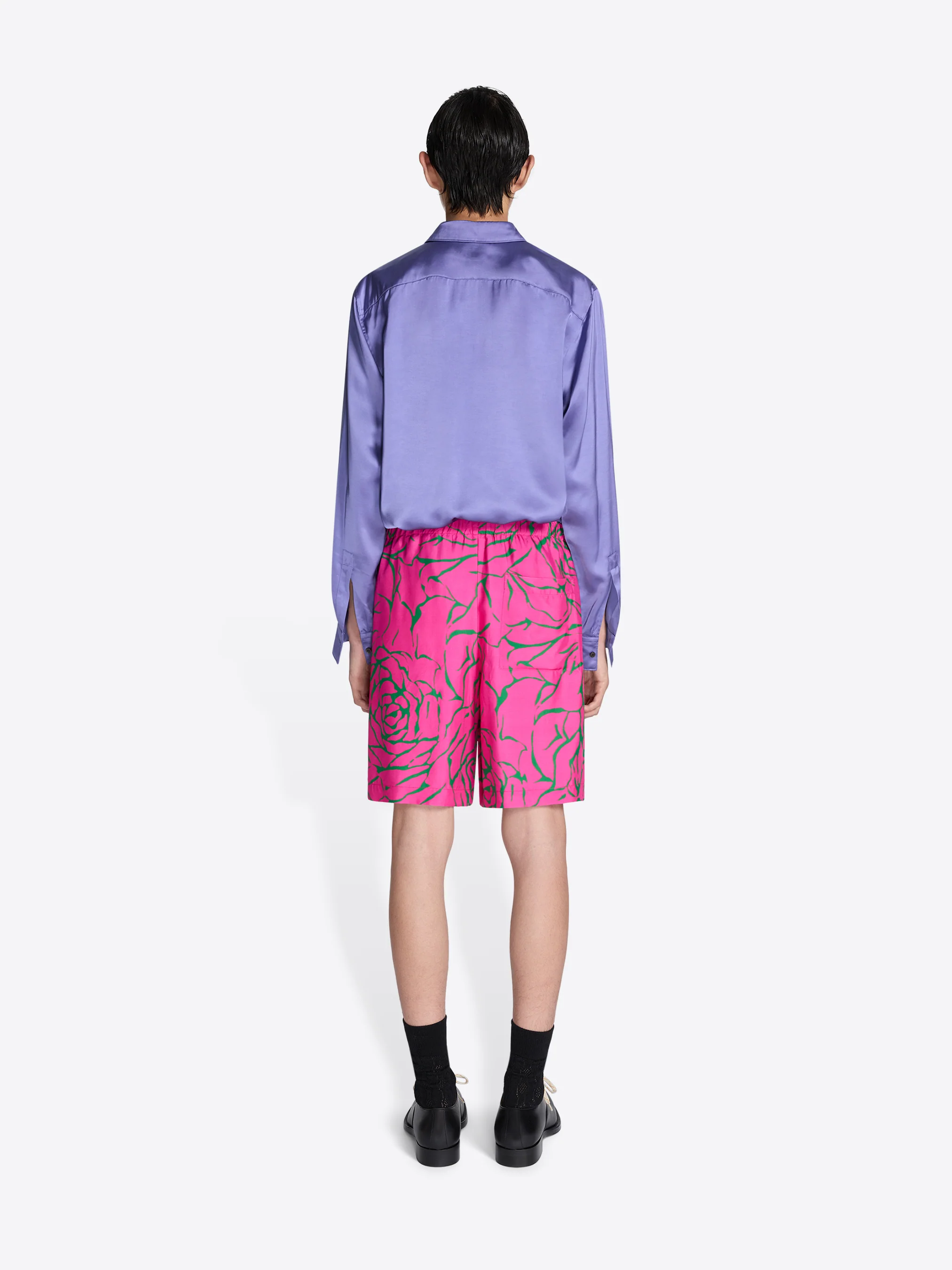 Satin zip shirt - Image 8