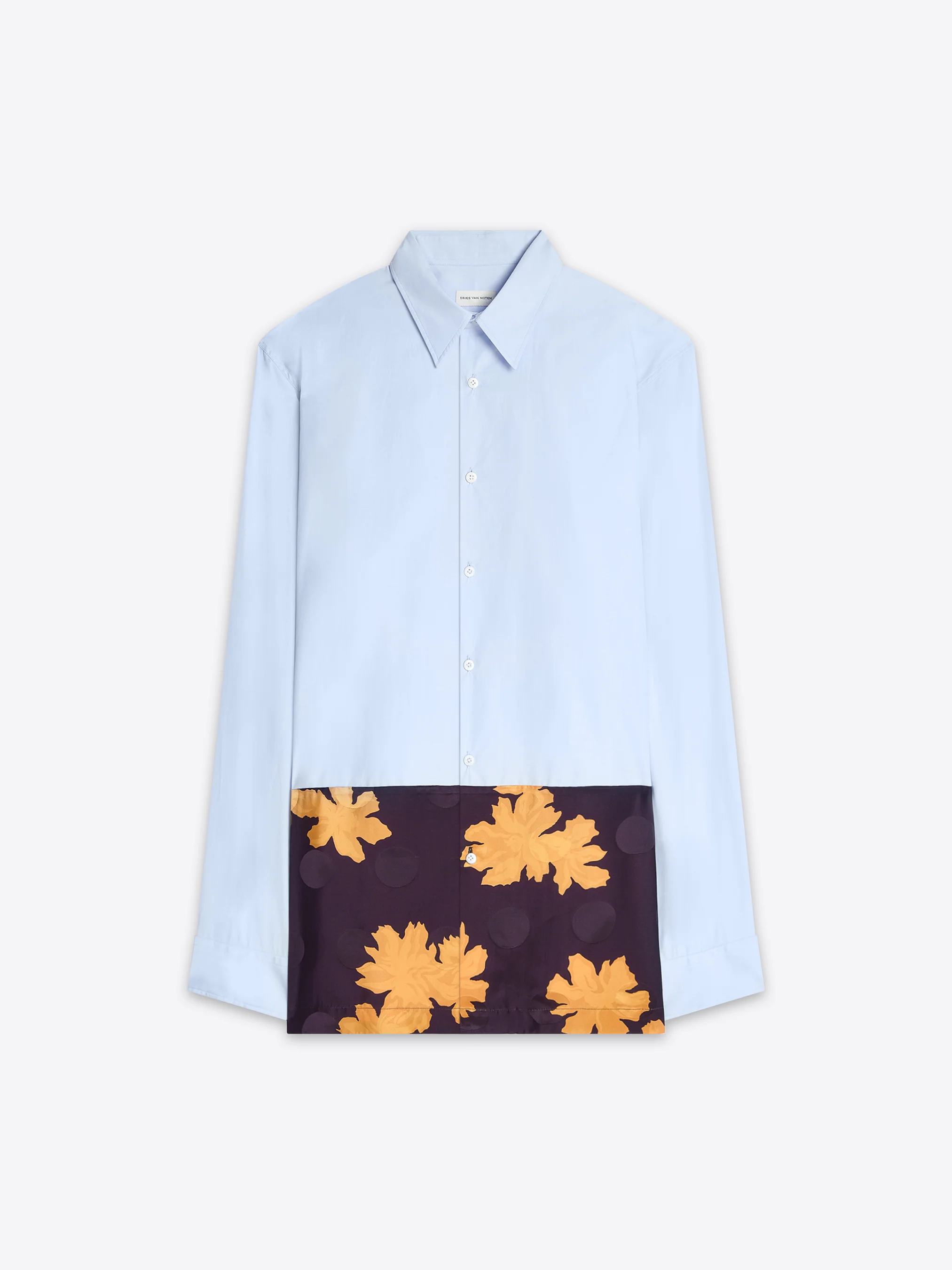 Contrast cotton shirt - Image 5