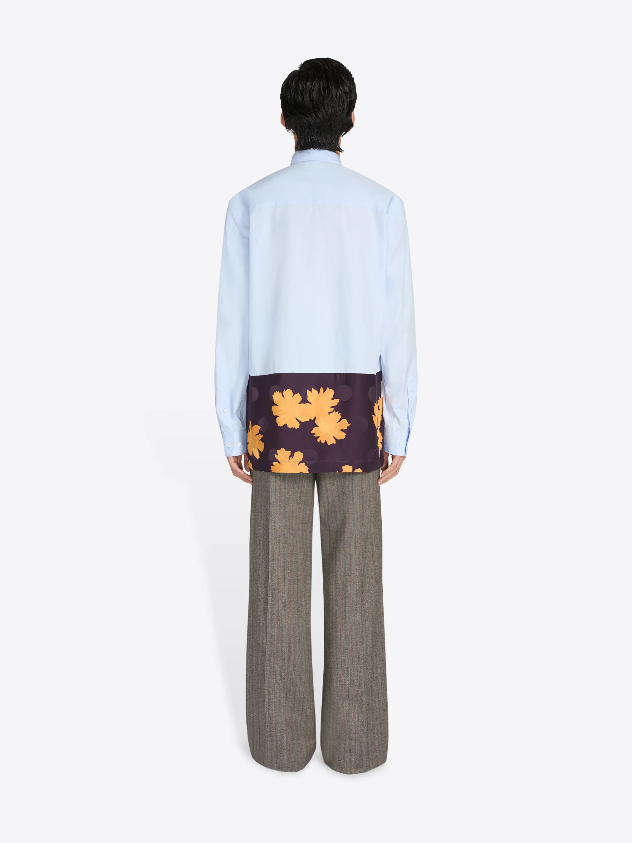 Contrast cotton shirt - Image 8