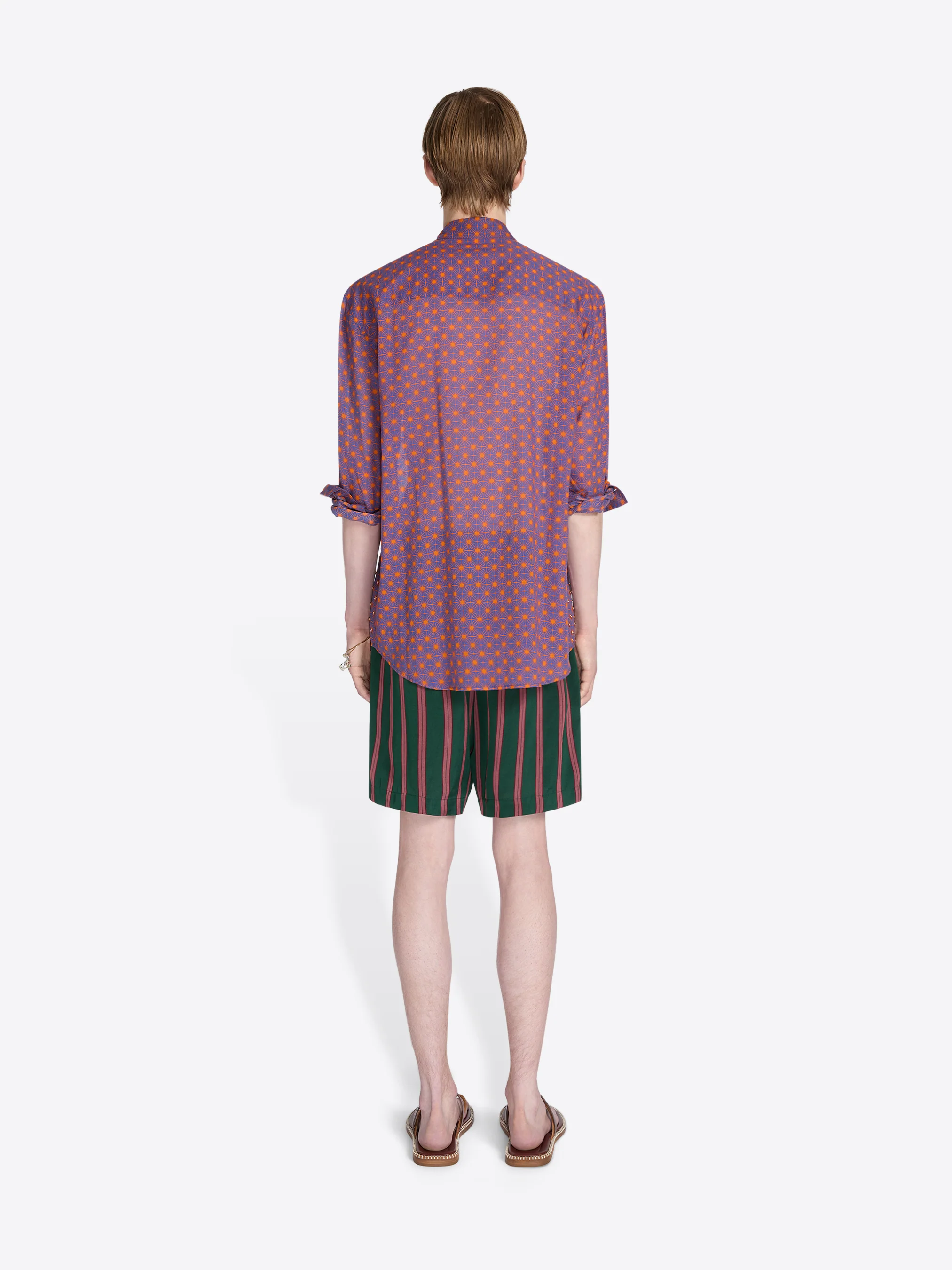 Embroidered cotton shirt - Image 4