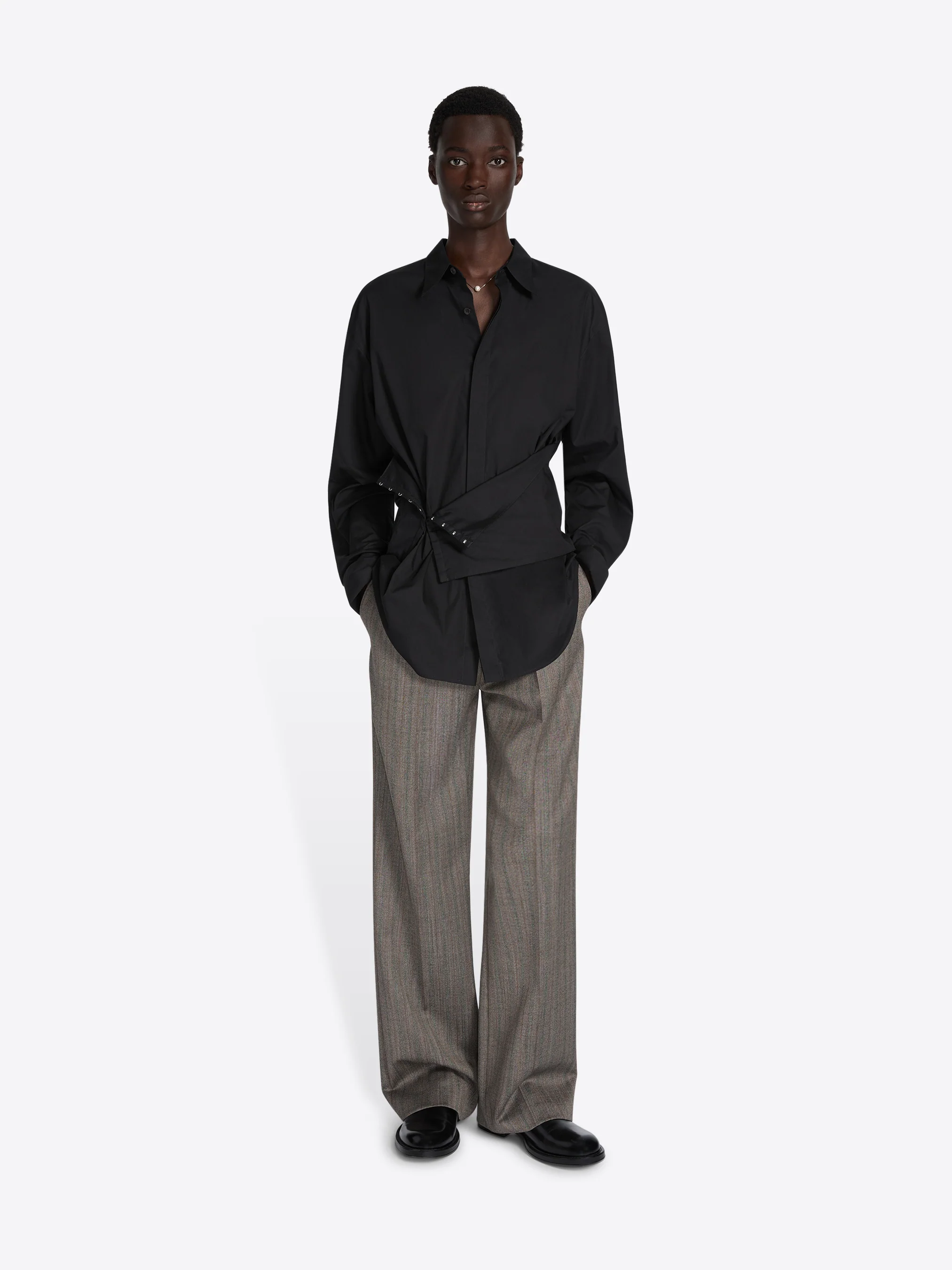 Corseted cotton shirt - Image 2