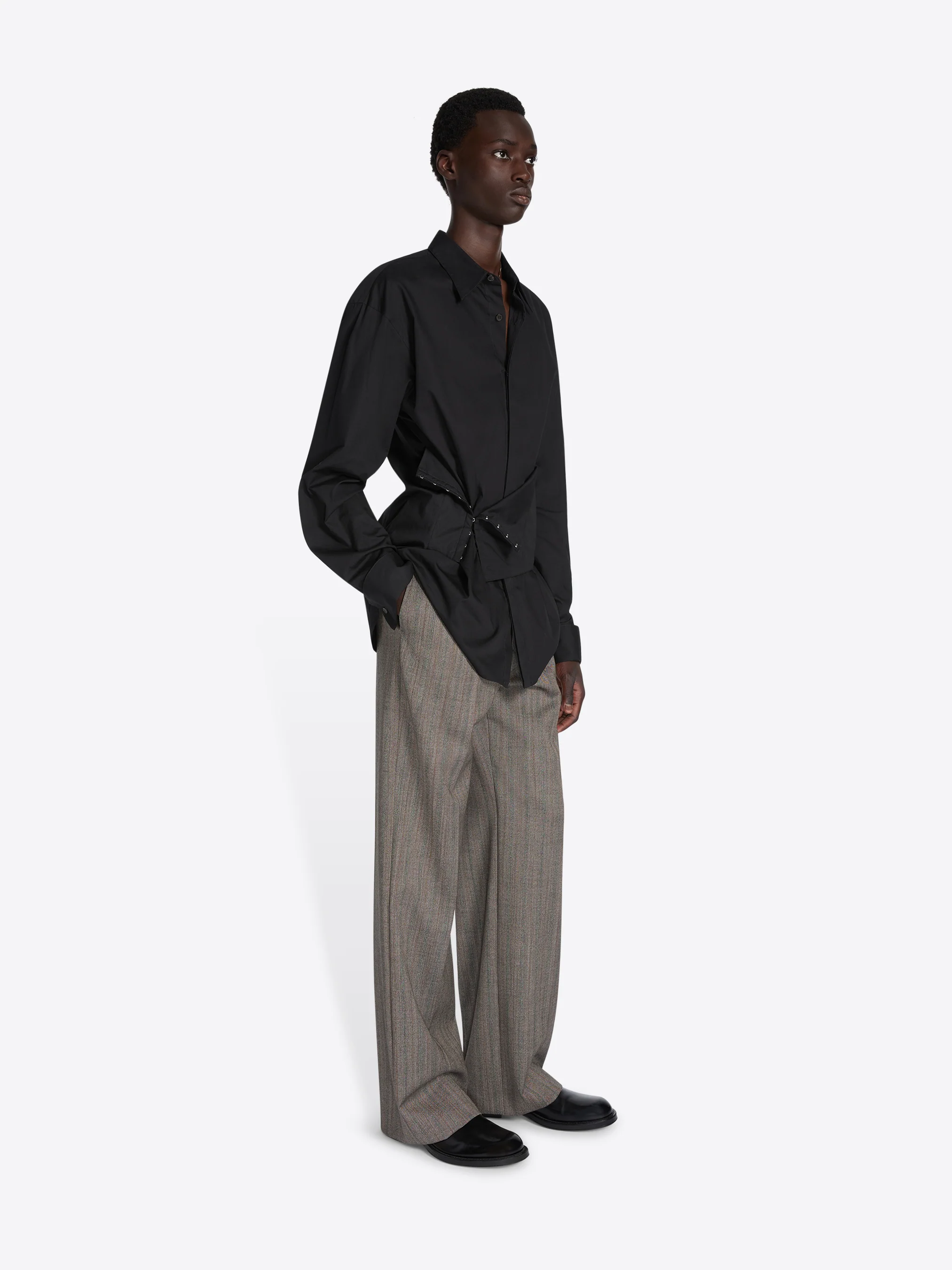 Corseted cotton shirt - Image 3