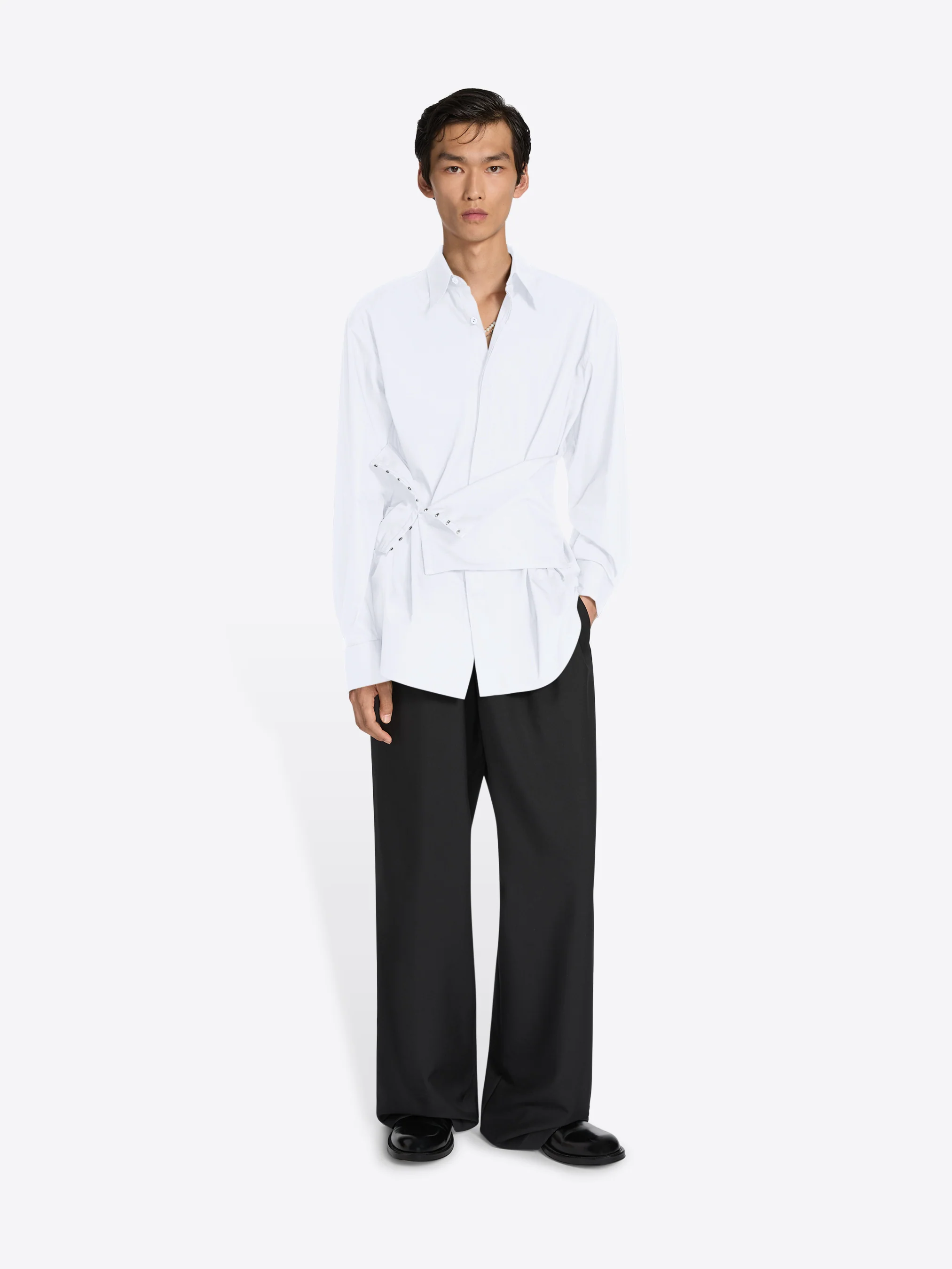 Corseted cotton shirt - Image 6