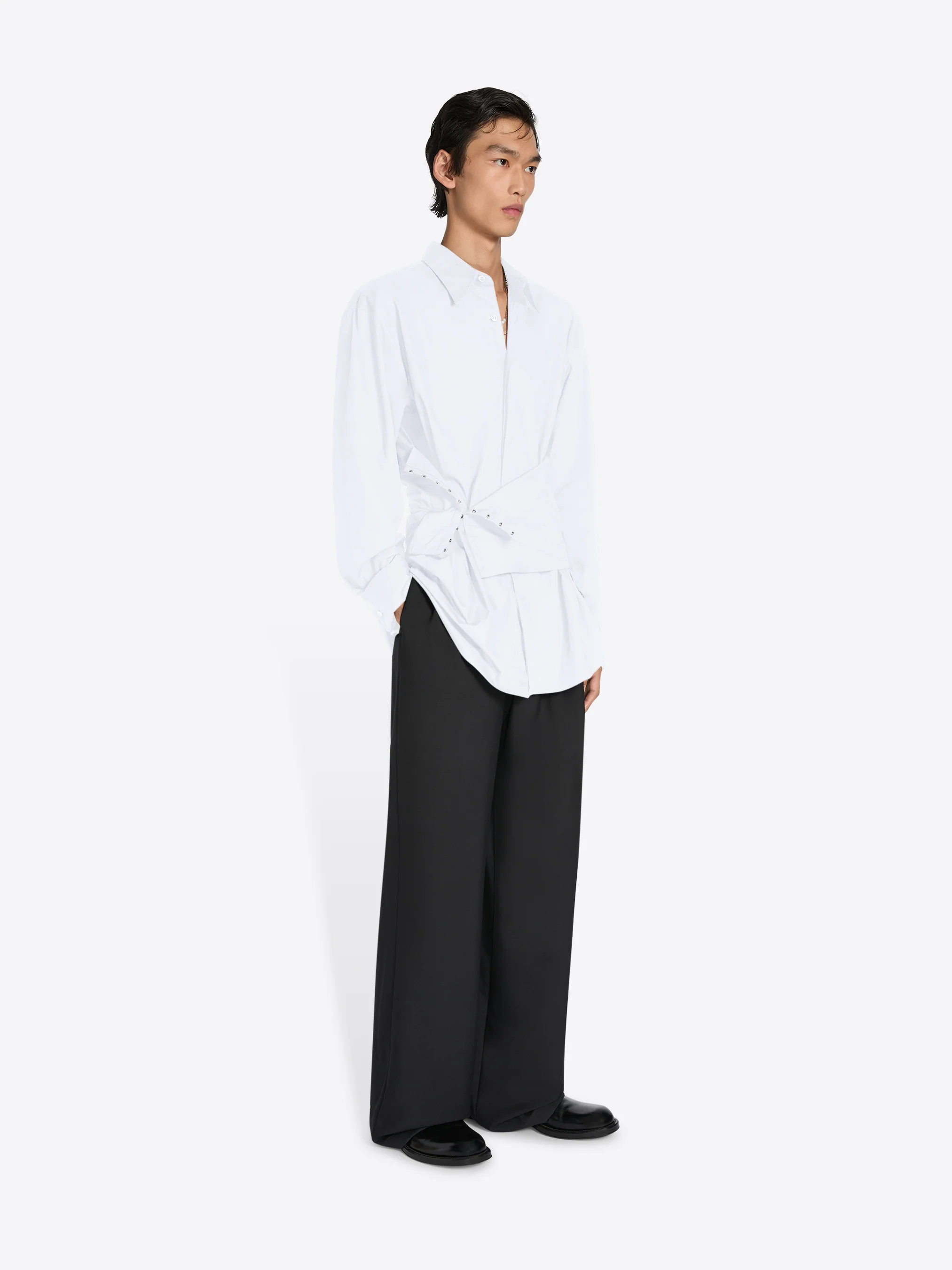 Corseted cotton shirt - Image 7