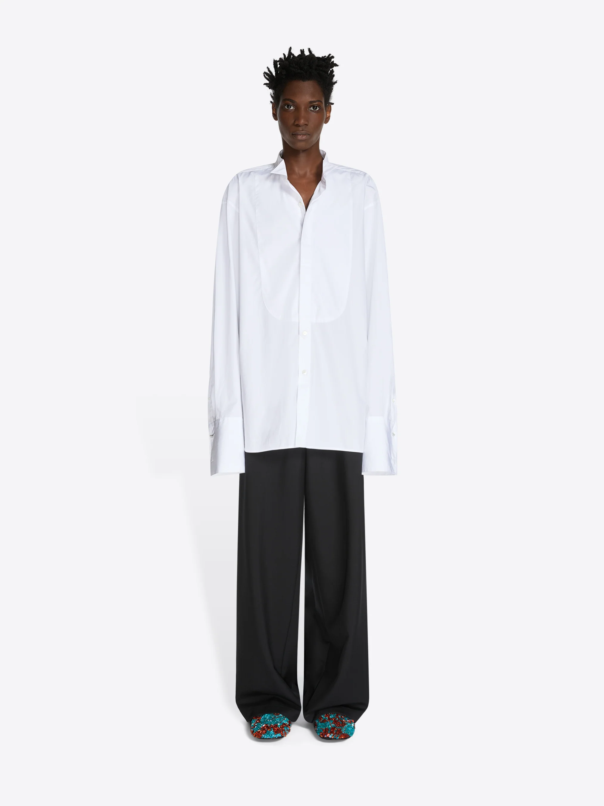 Loose tuxedo shirt - Image 2