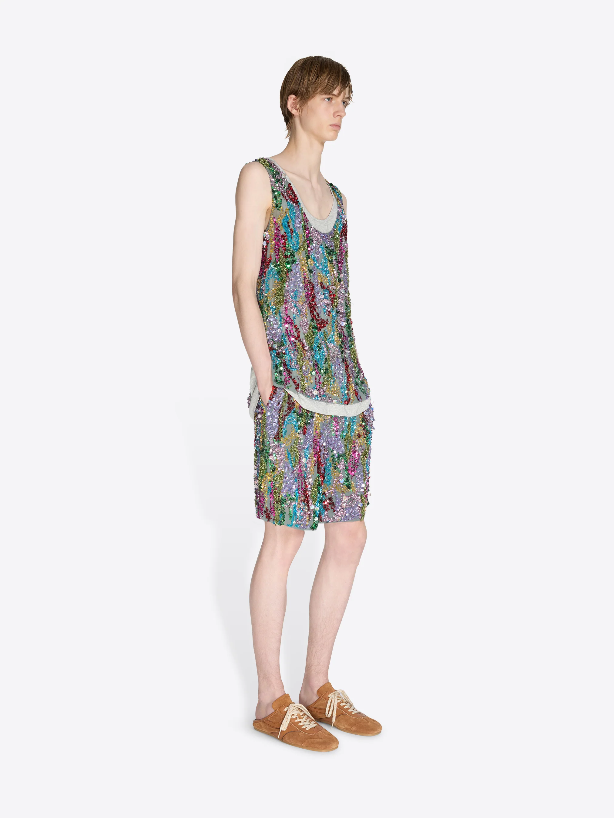 Embroidered tank top - Image 3