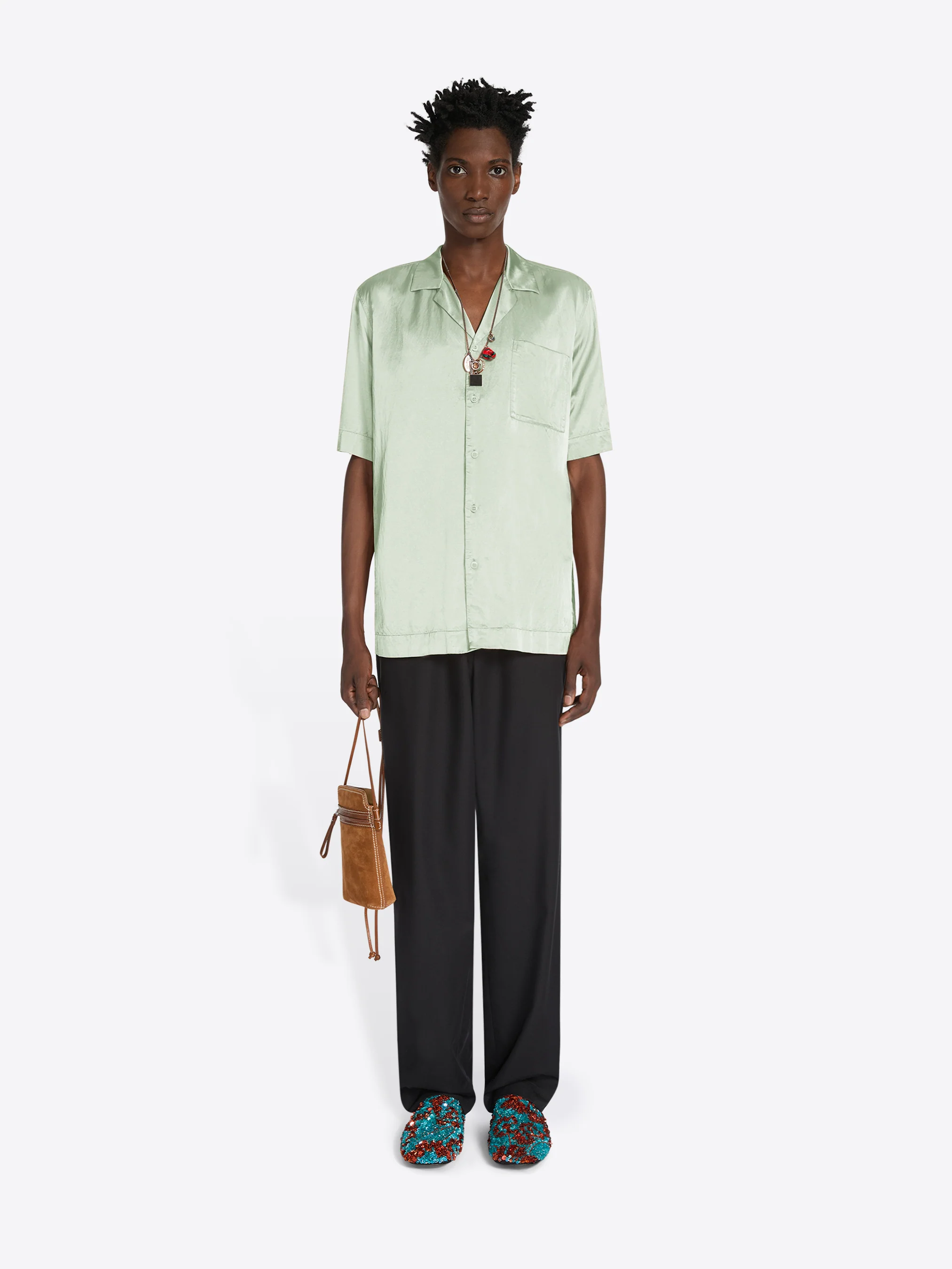 Boxy viscose shirt - Image 6