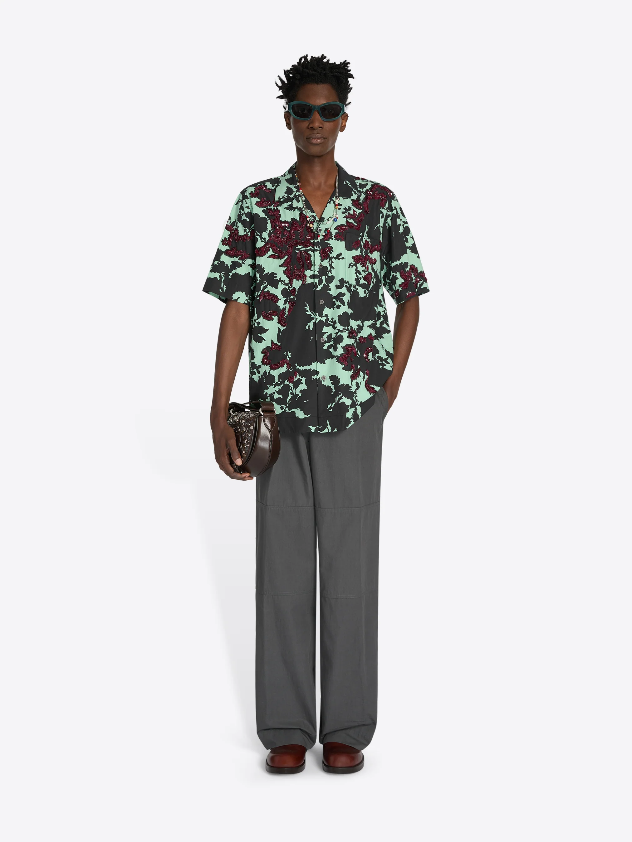 Boxy embroidered shirt - Image 2
