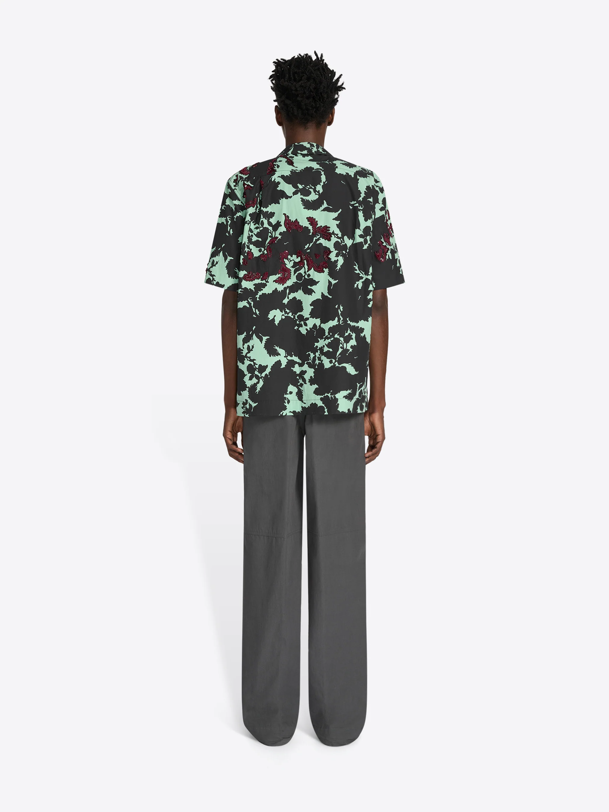 Boxy embroidered shirt - Image 4