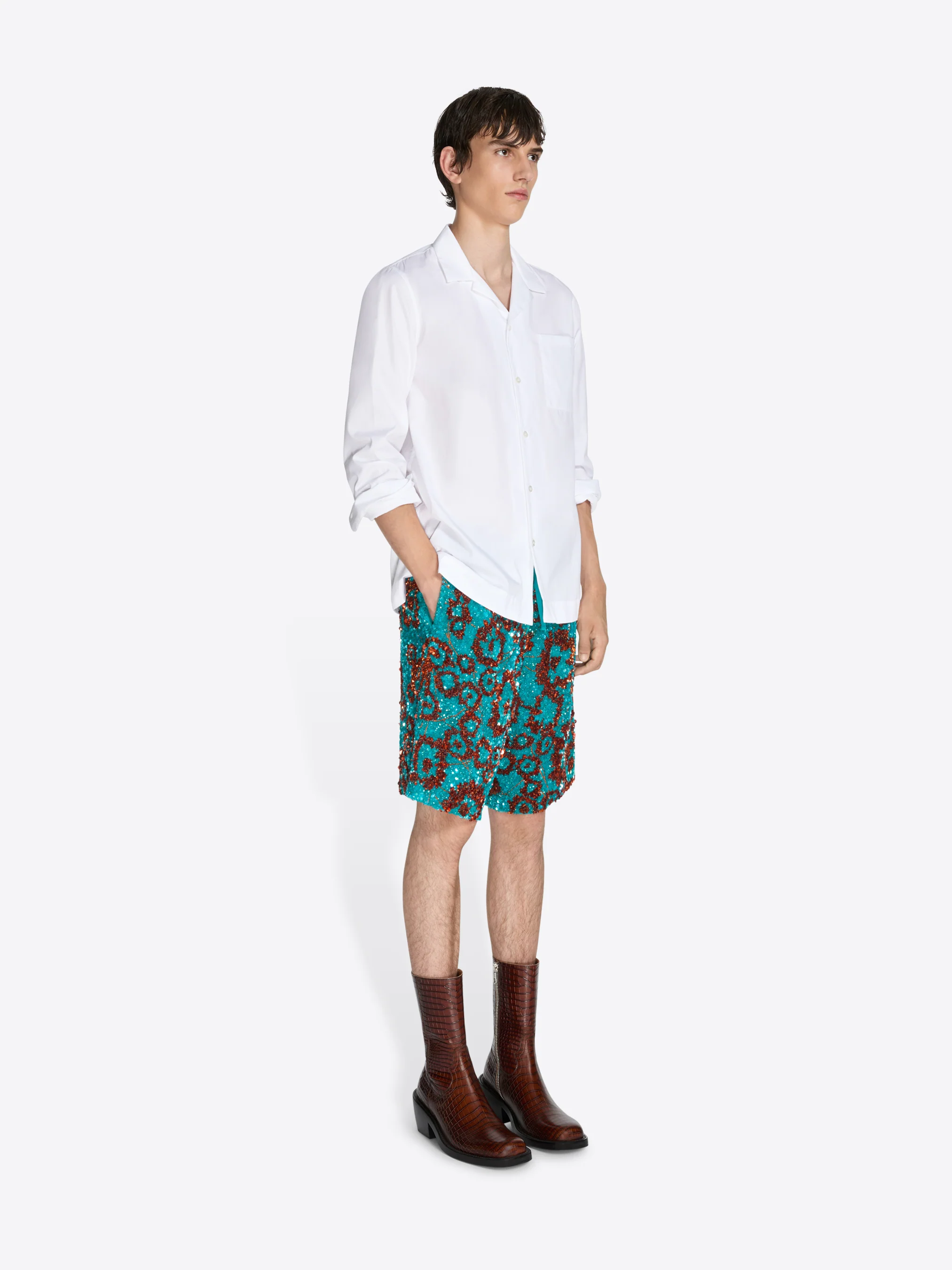 Boxy cotton shirt - Image 3