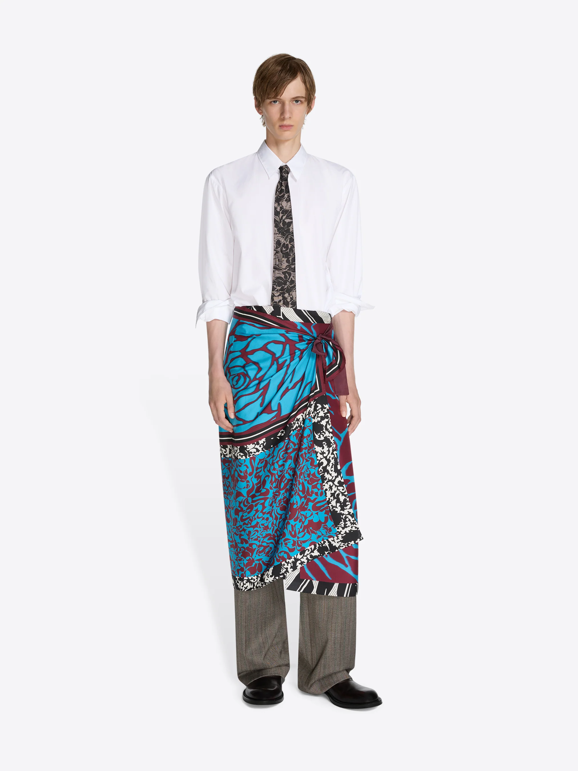 Long wrap scarf-skirt - Image 10