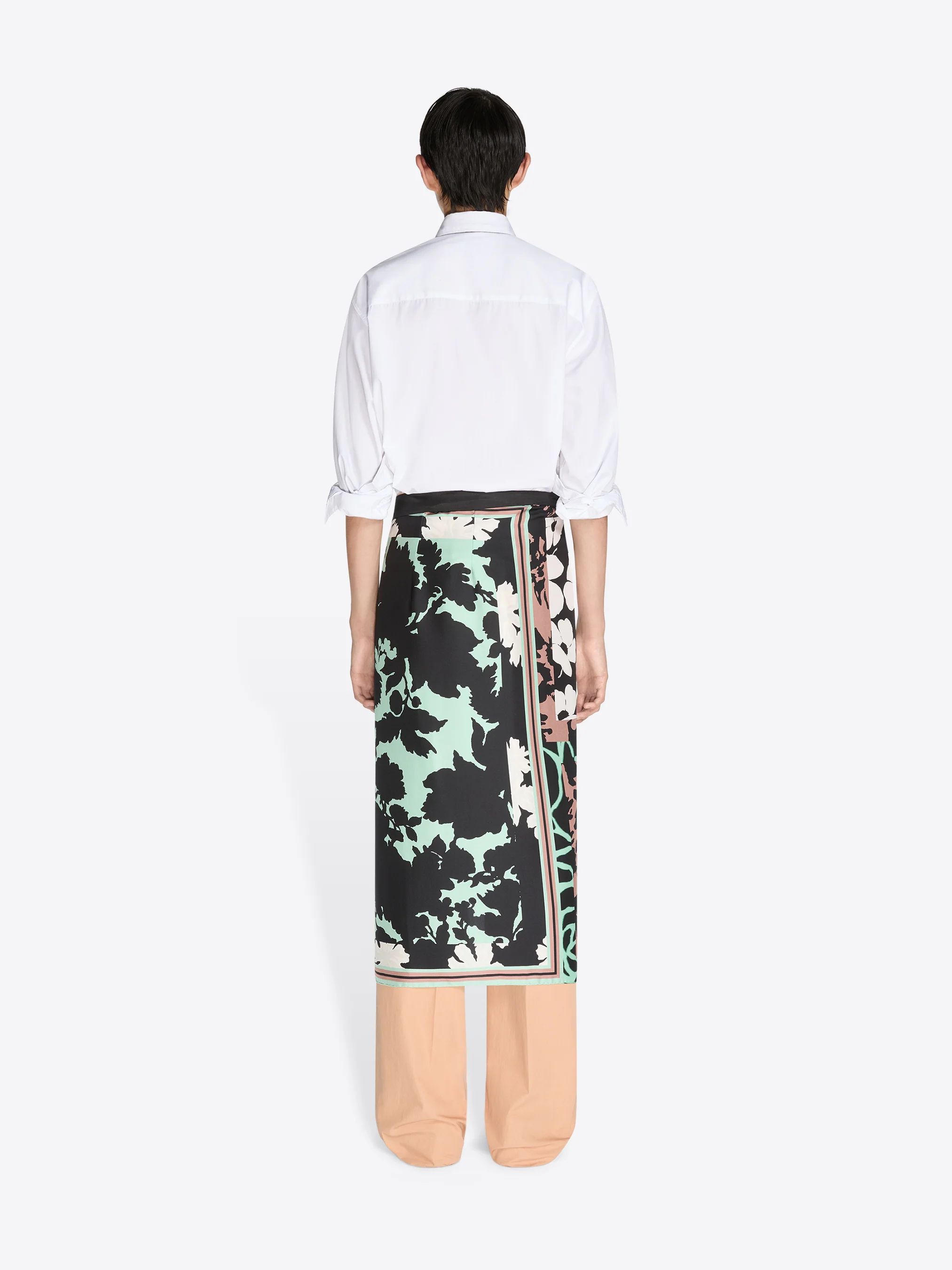 Long wrap scarf-skirt - Image 12