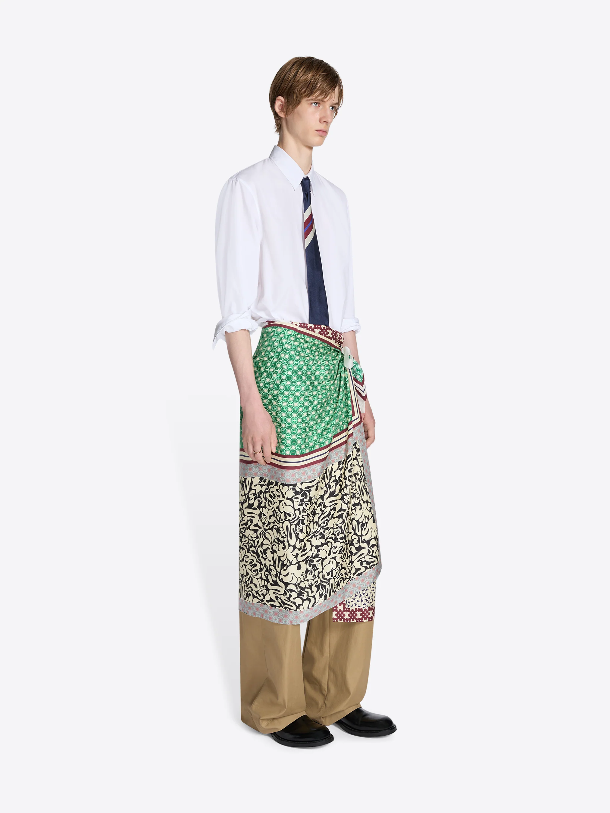 Long wrap scarf-skirt - Image 3