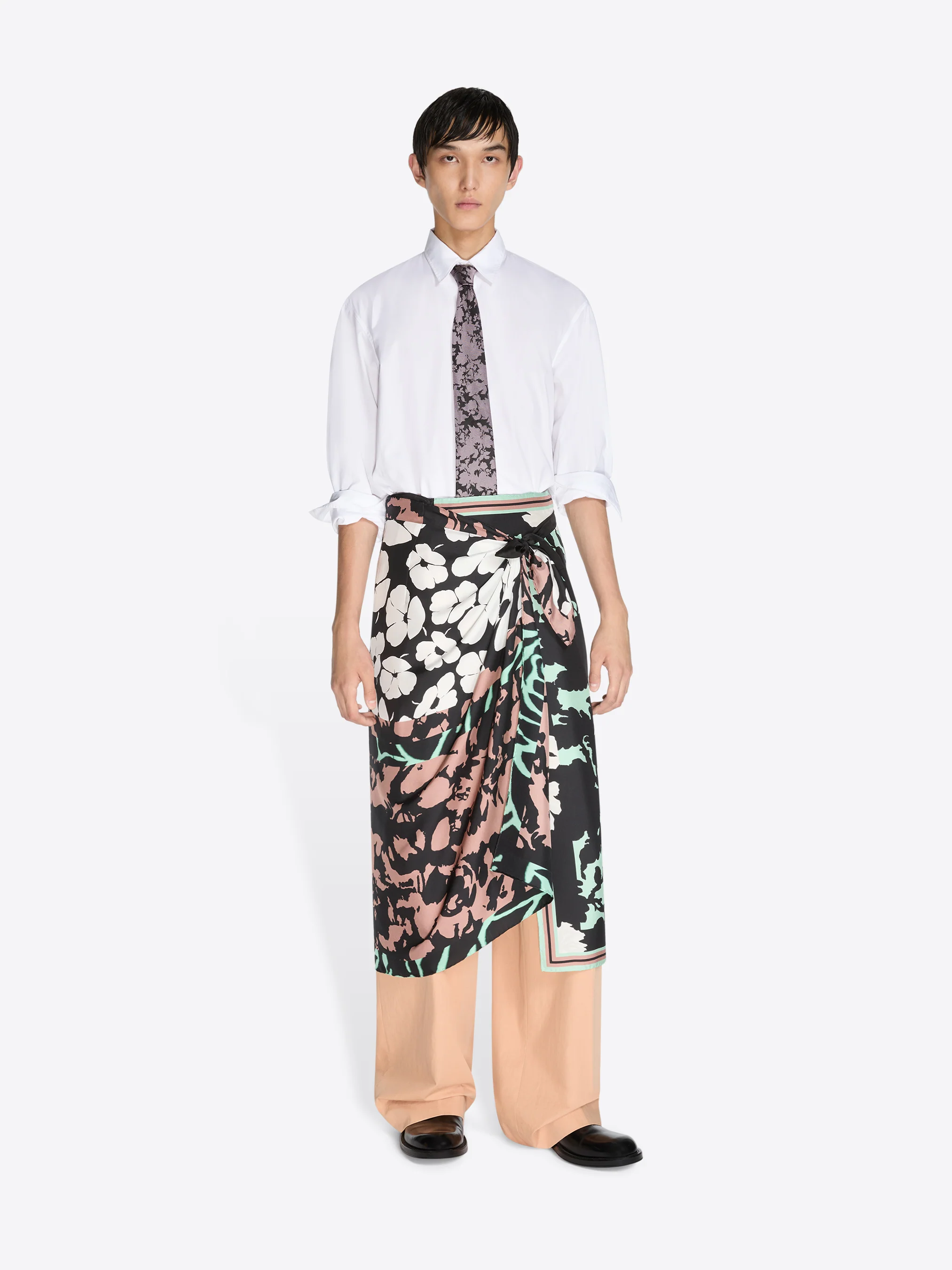 Long wrap scarf-skirt - Image 6