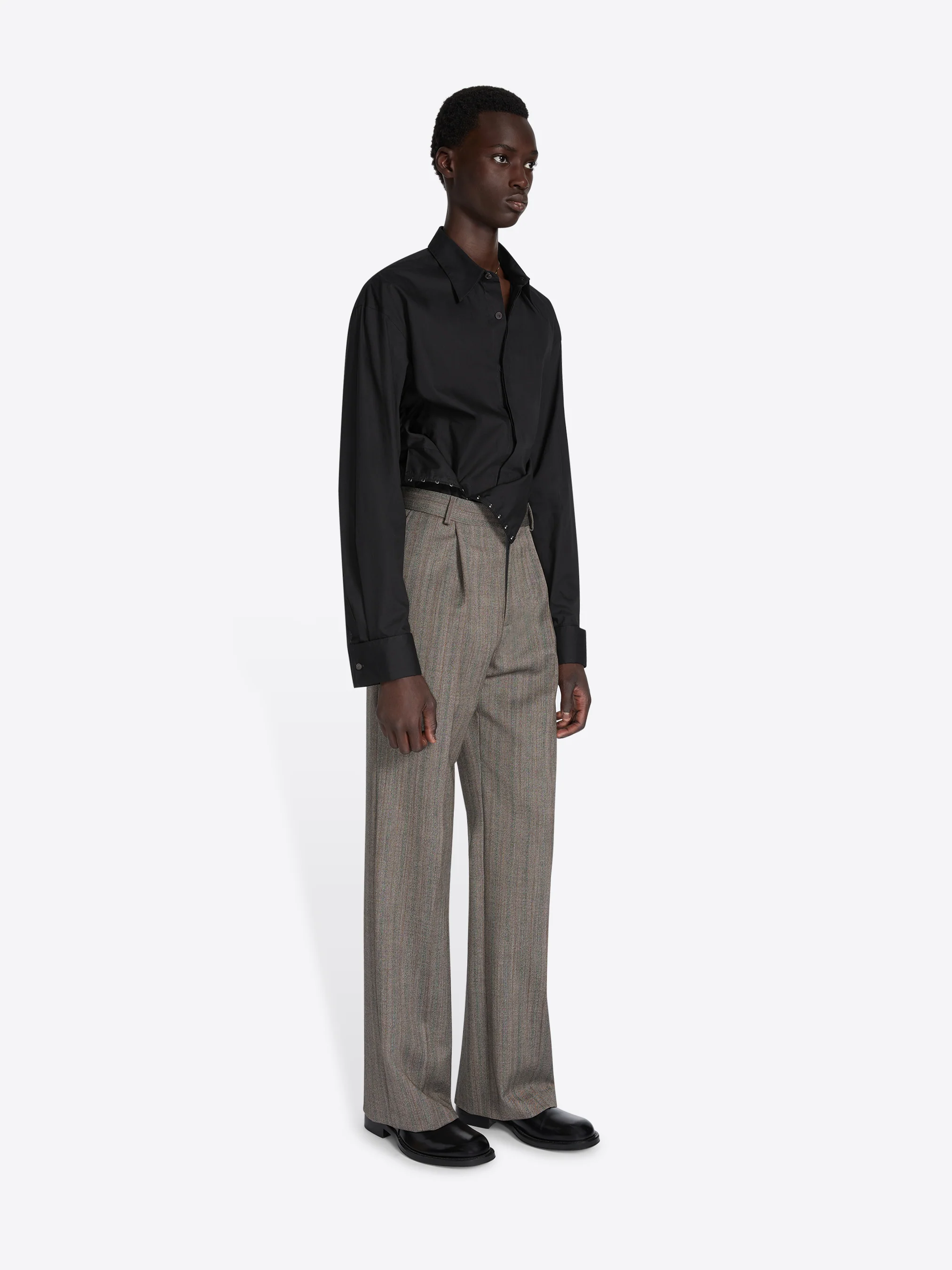Straight wool pants - Image 3