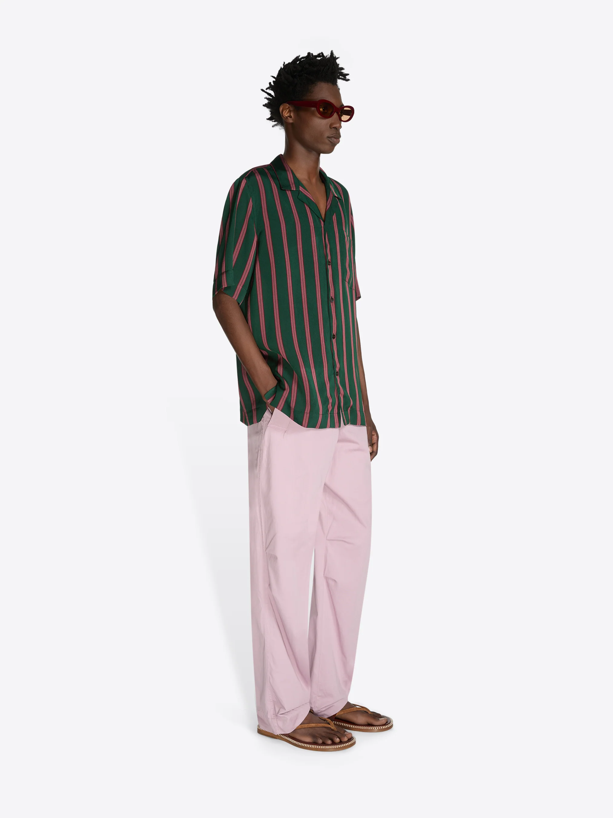 Overdyed cotton pants - Image 3