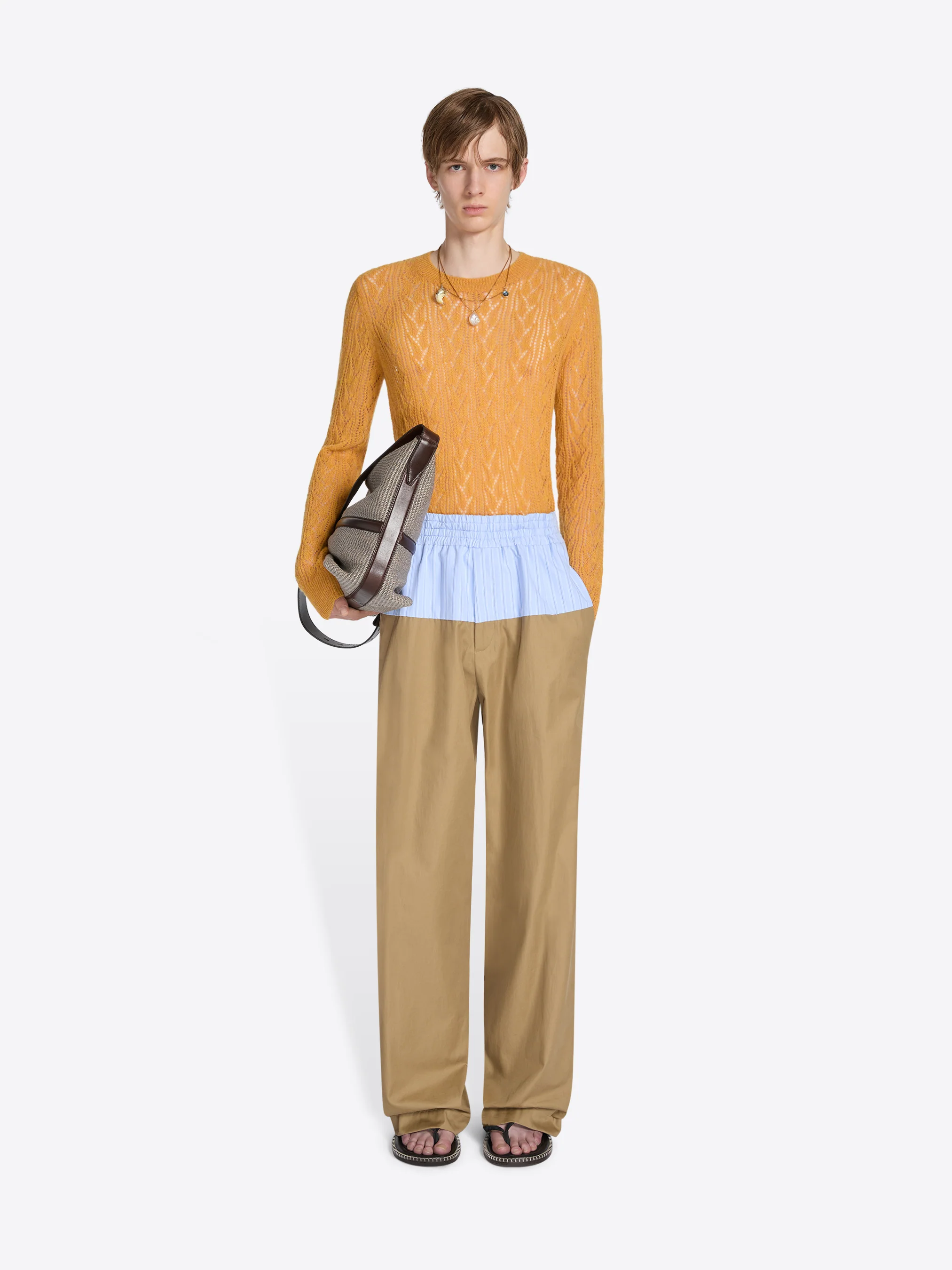 Contrast waist pants - Image 2