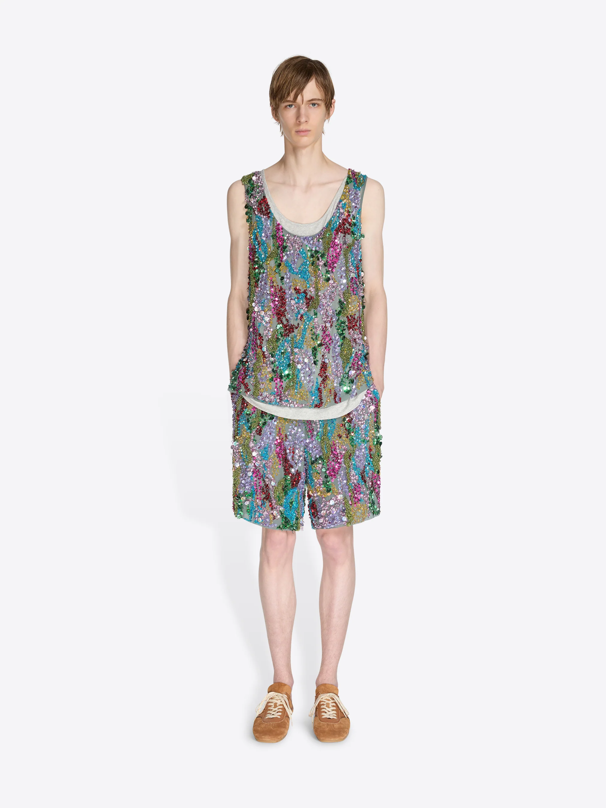 Embroidered shorts - Image 2