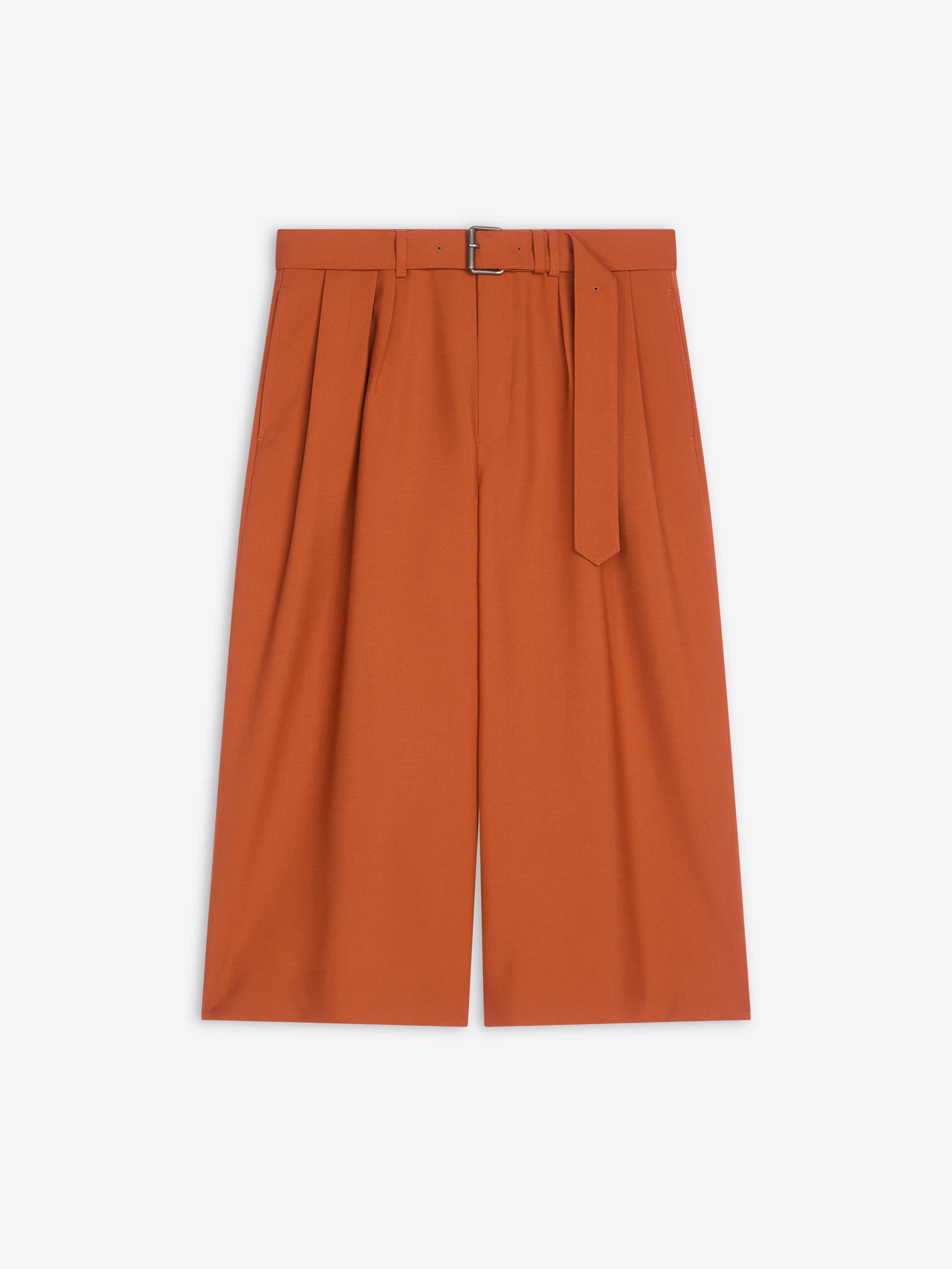 Belted wool mohair shorts - Image 5