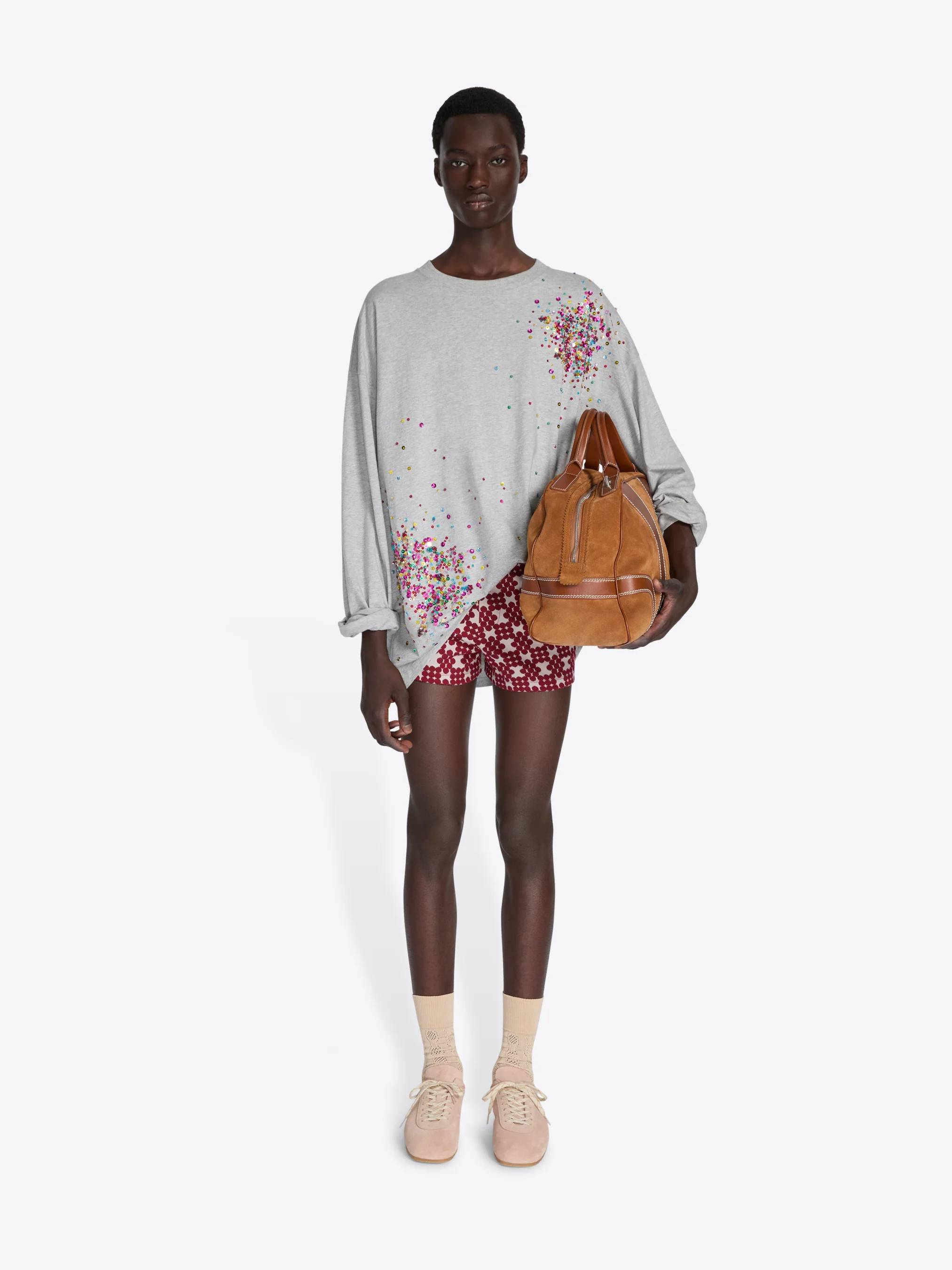 Embellished long sleeve tee - Image 2