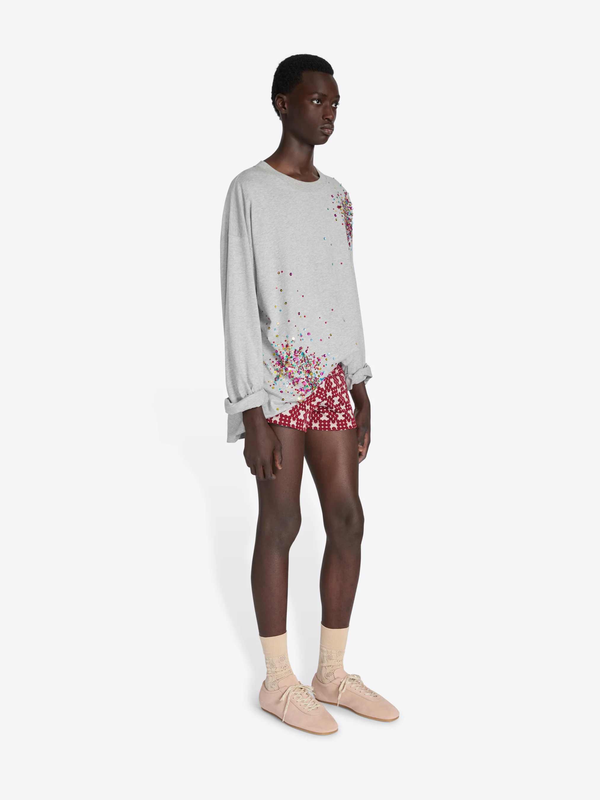 Embellished long sleeve tee - Image 3