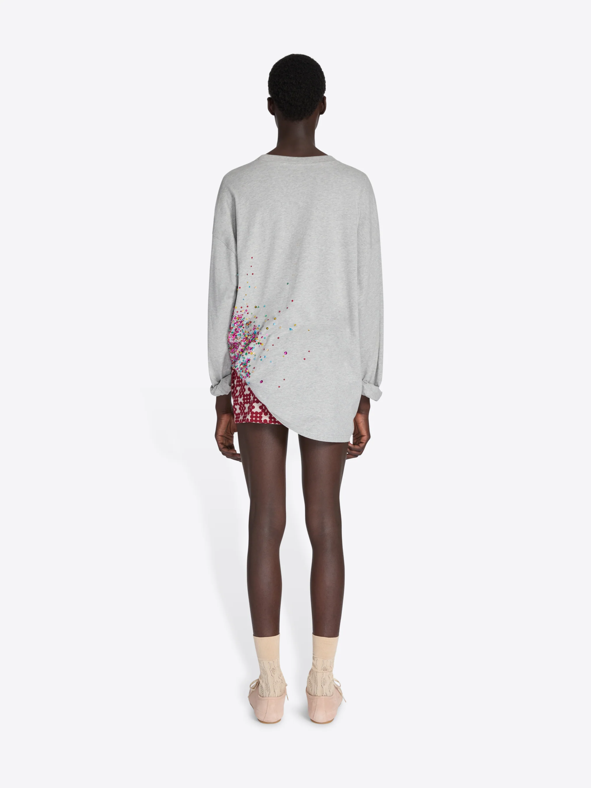 Embellished long sleeve tee - Image 4