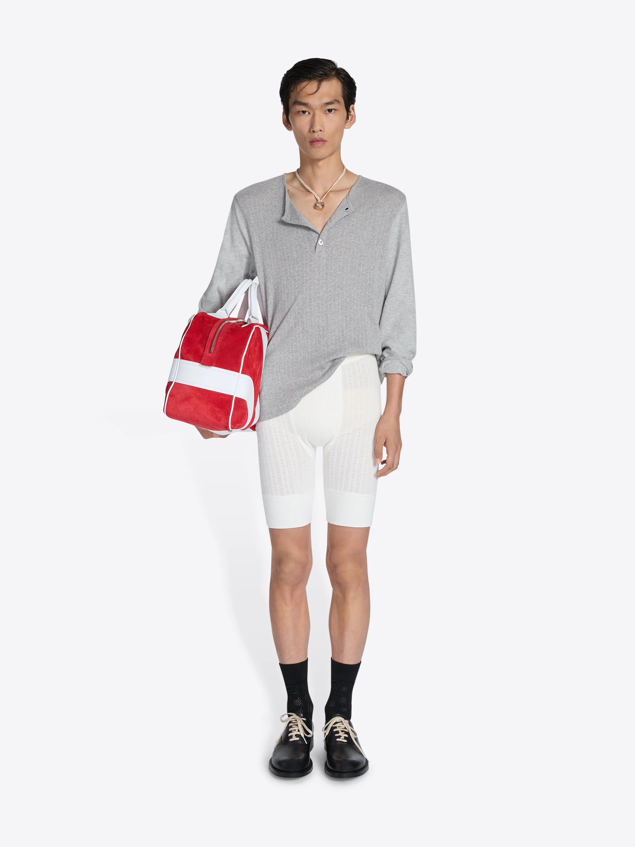 Pointelle henley tee - Image 2