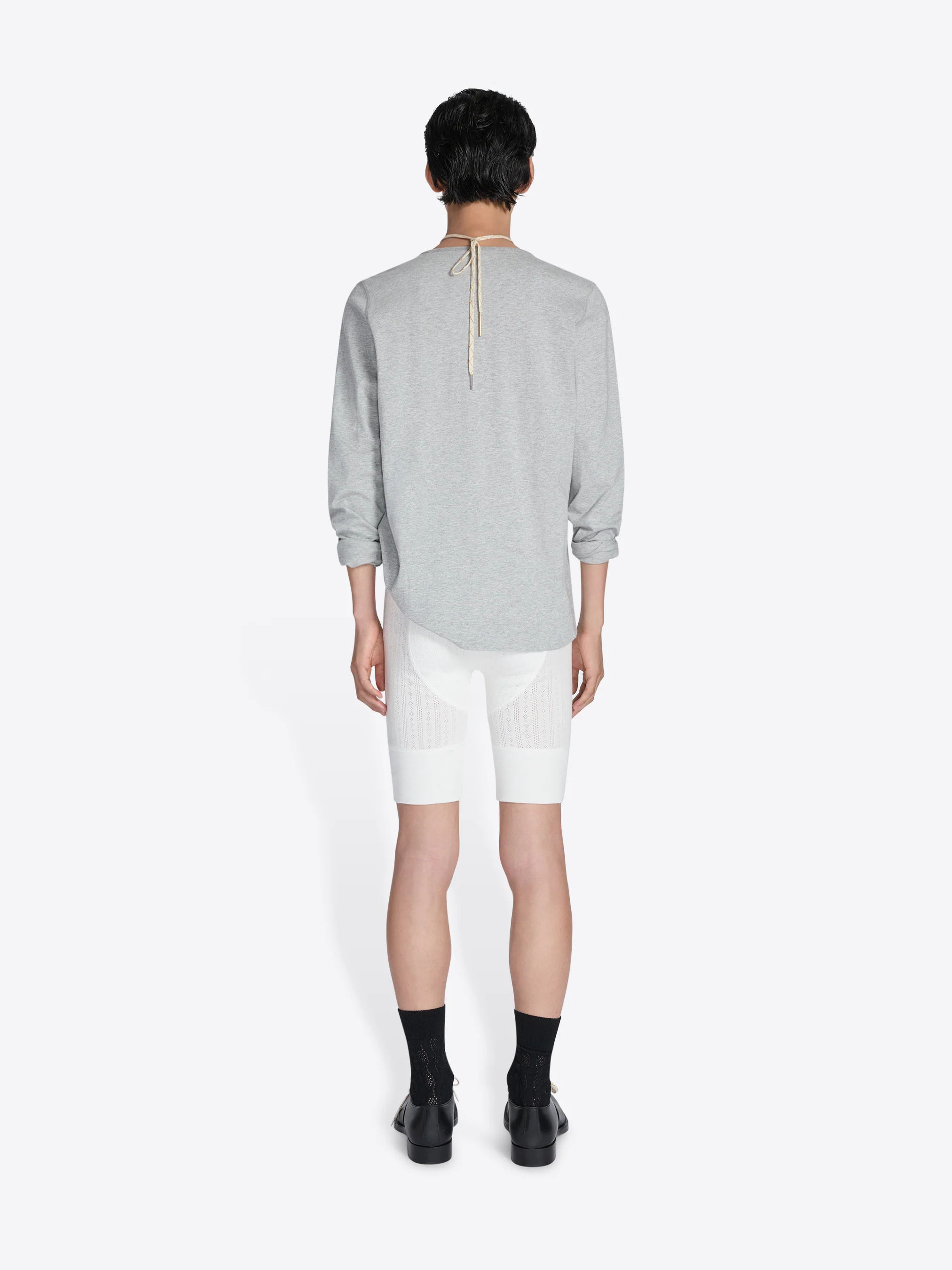 Pointelle henley tee - Image 4