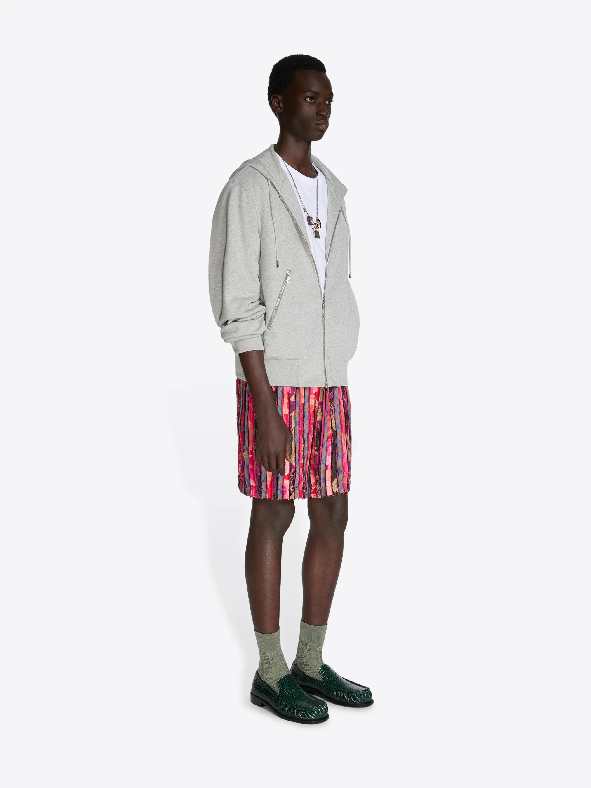 Loose zipped hoodie - Image 3