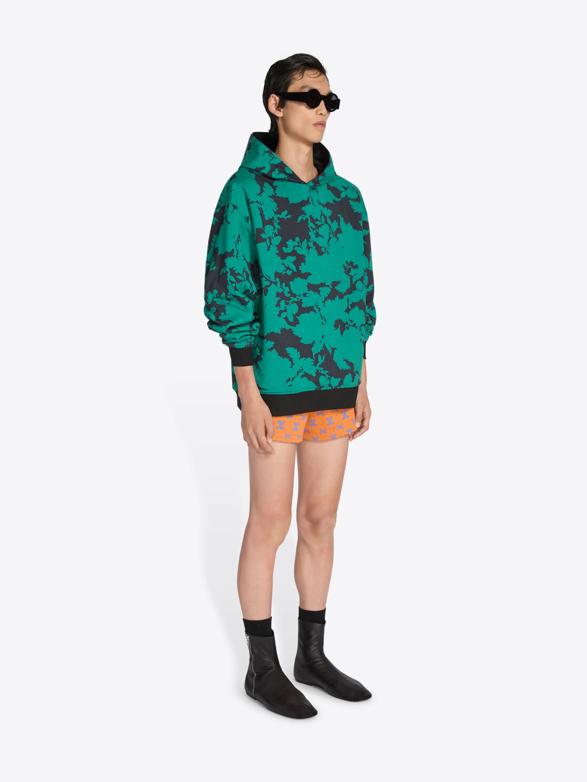 Reversible cotton hoodie - Image 3