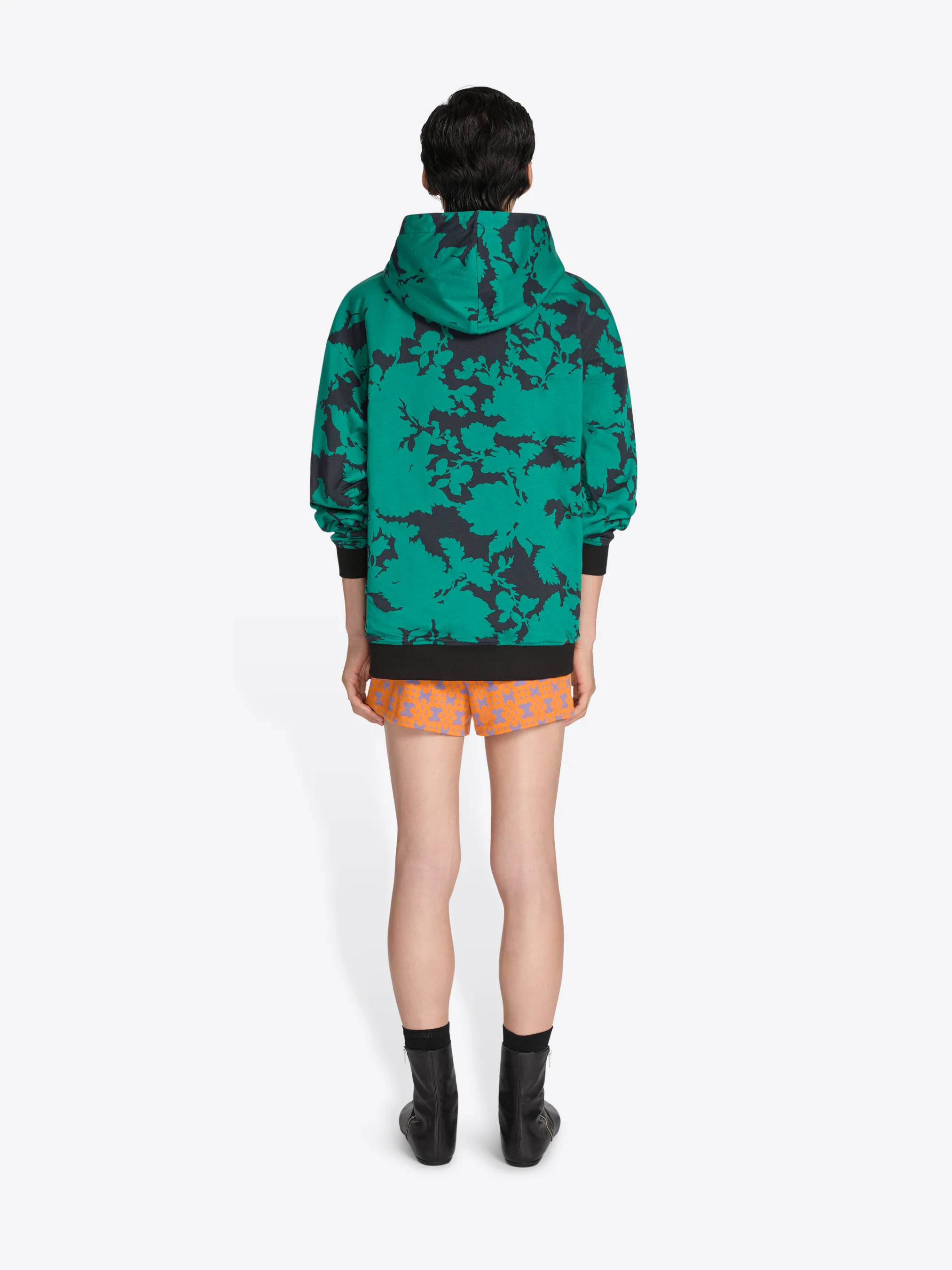 Reversible cotton hoodie - Image 4