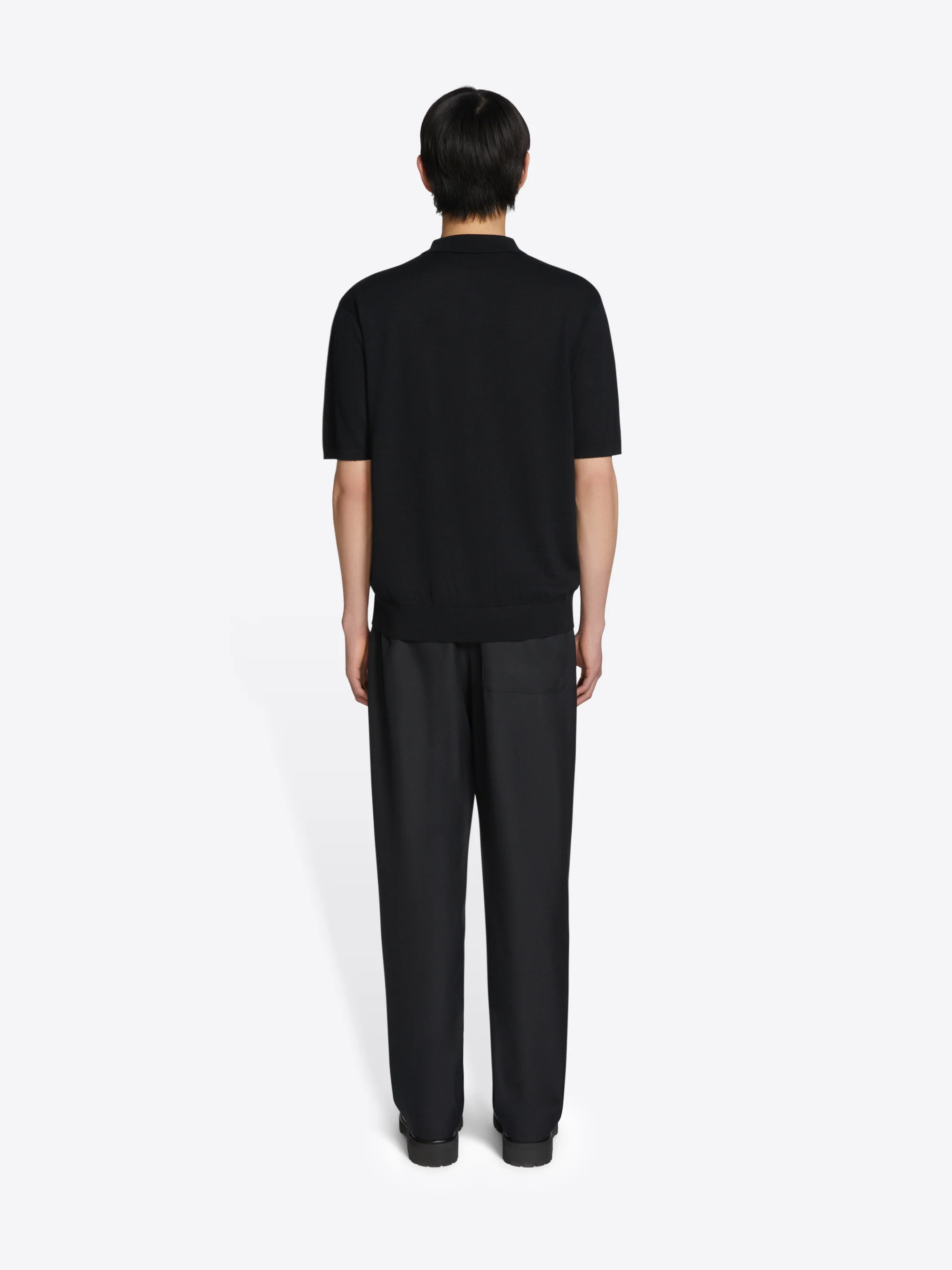 Merino wool polo shirt - Image 4