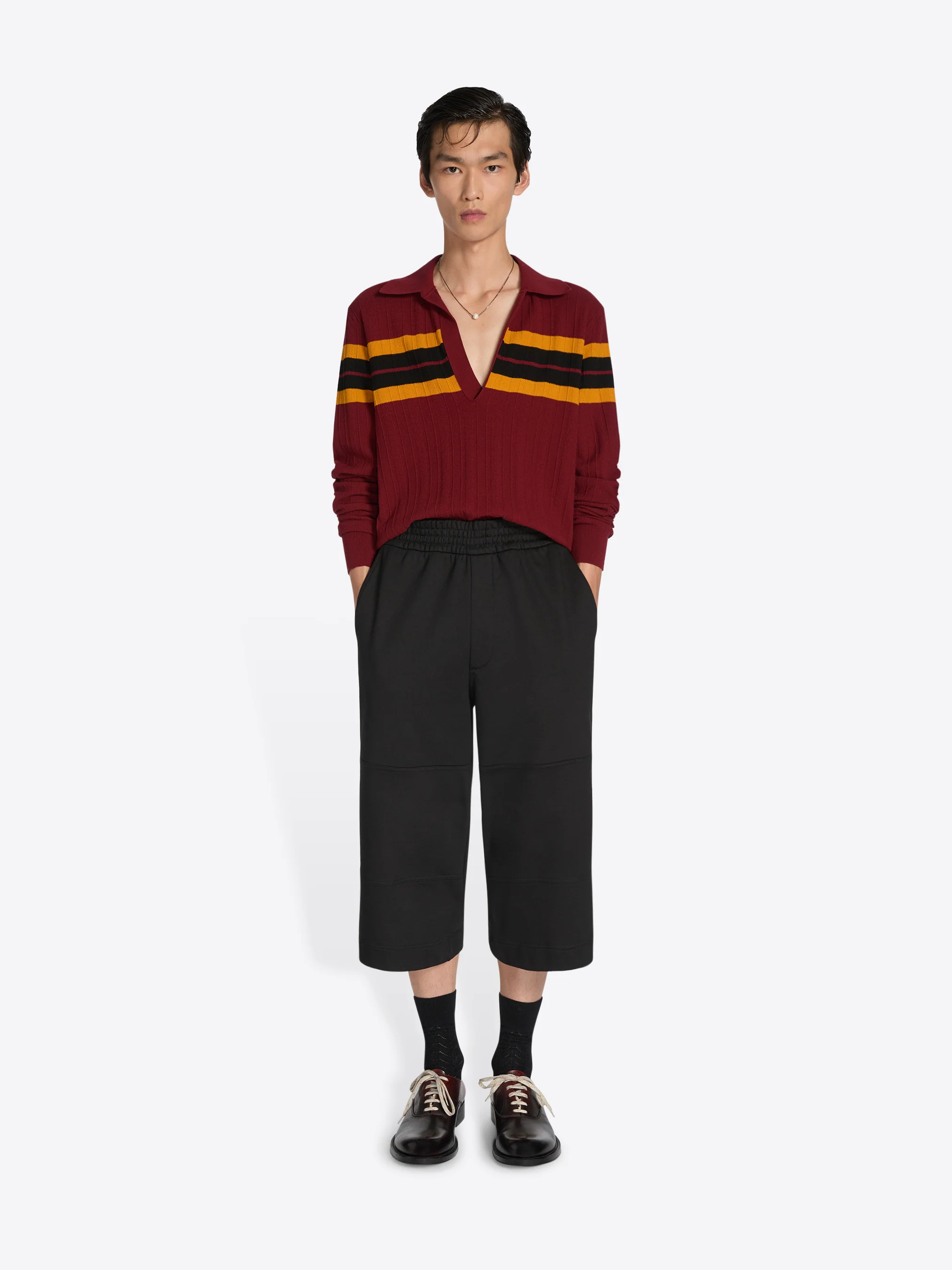 Block stripe polo shirt - Image 6