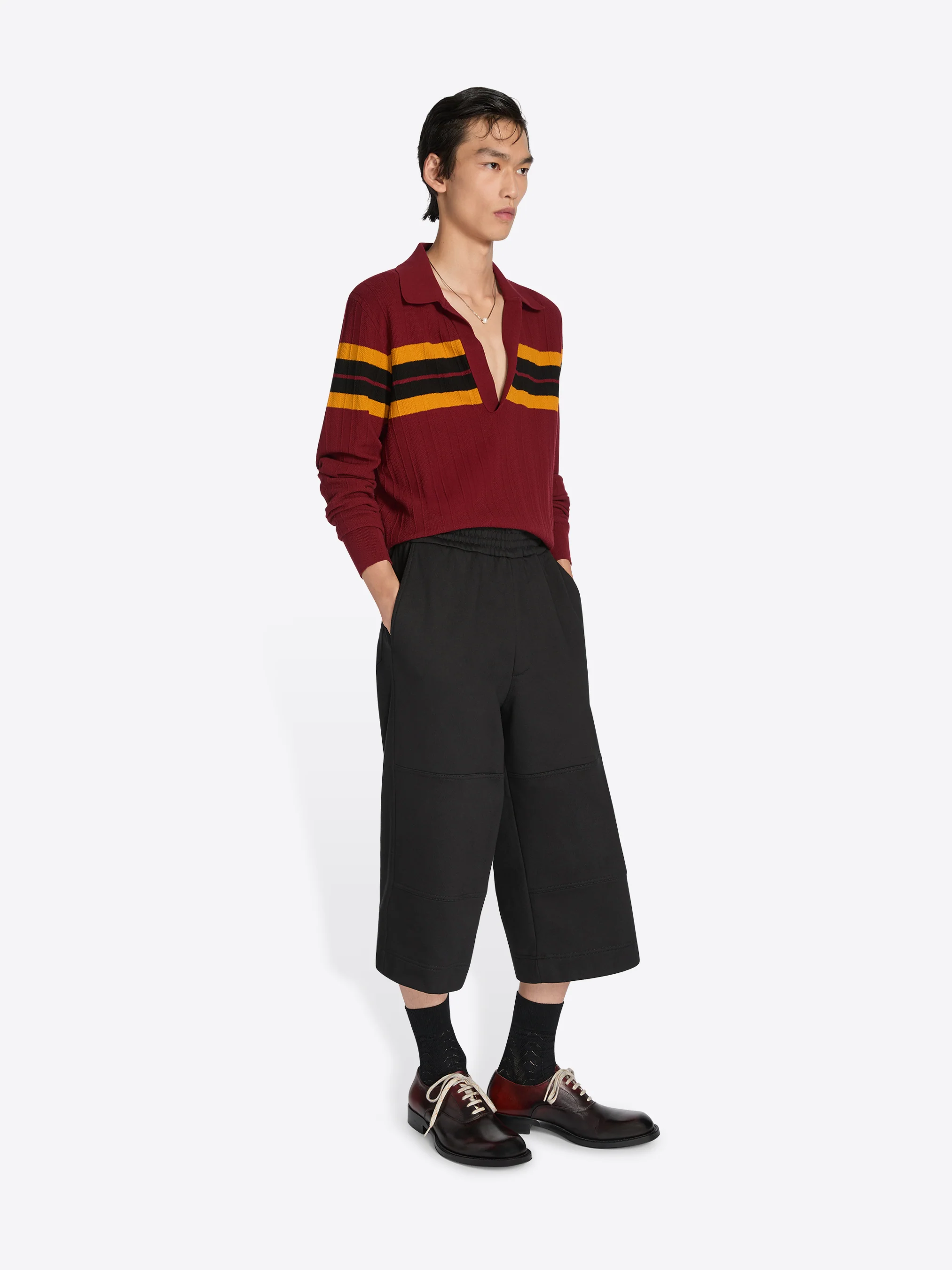 Block stripe polo shirt - Image 7