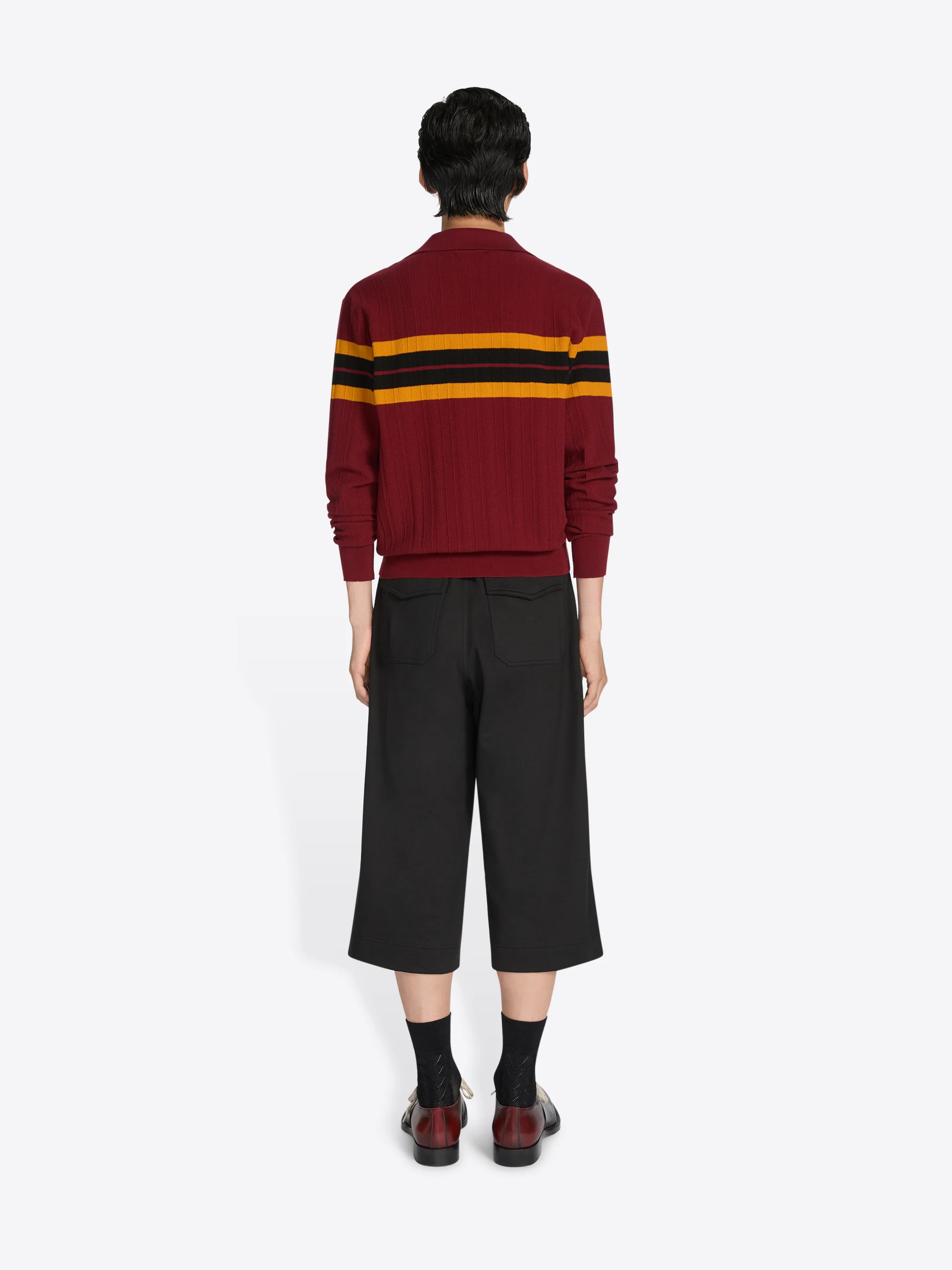 Block stripe polo shirt - Image 8