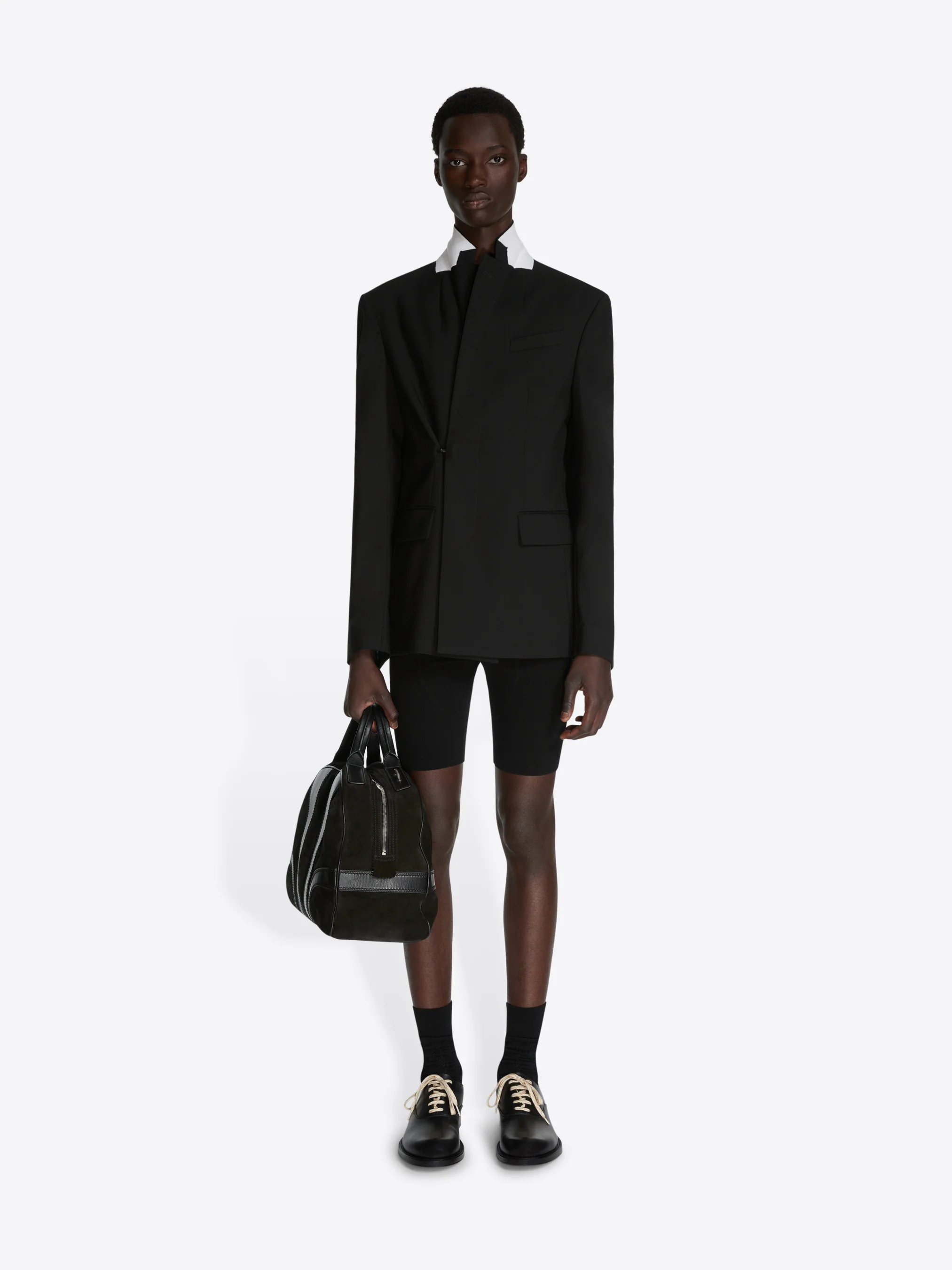 Rib knit biker shorts - Image 6