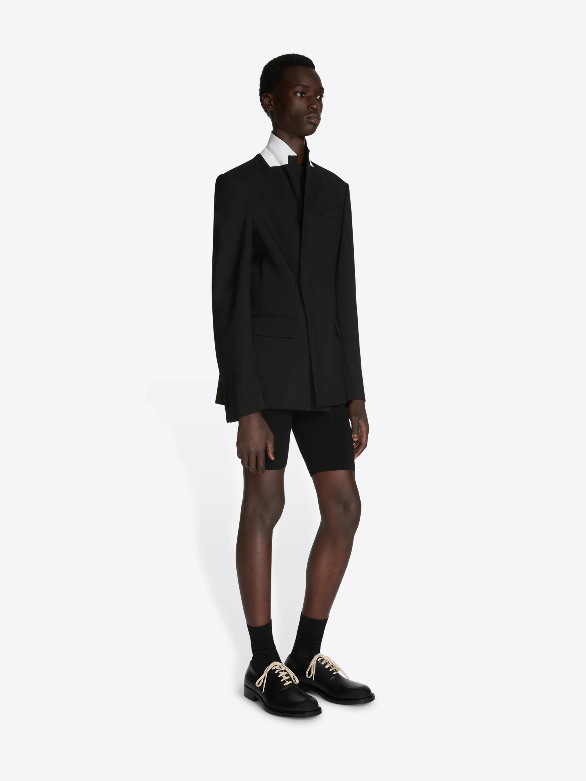 Rib knit biker shorts - Image 7