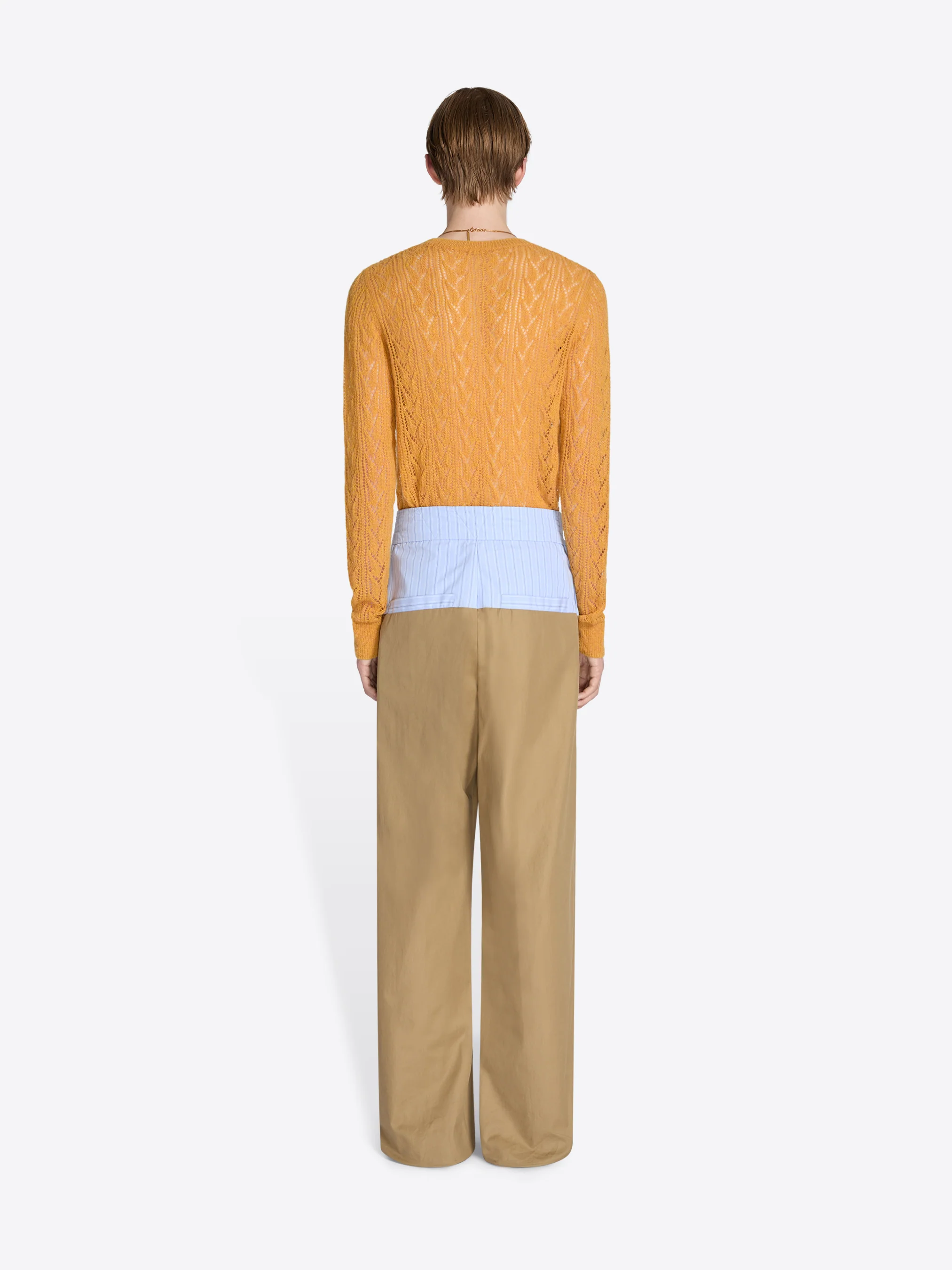 Lace stitch alpaca sweater - Image 4