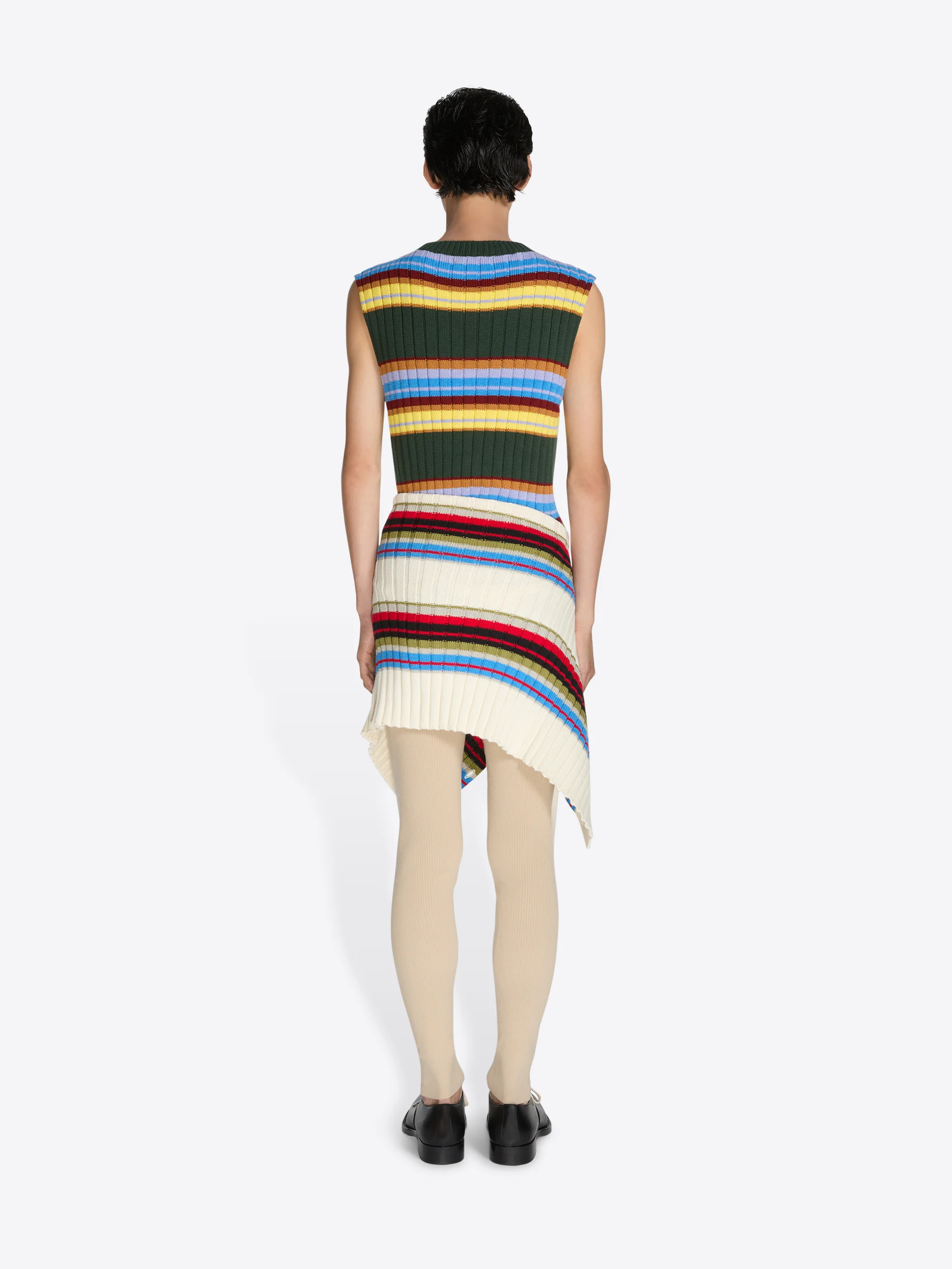 Striped sleeveless sweater - Image 4